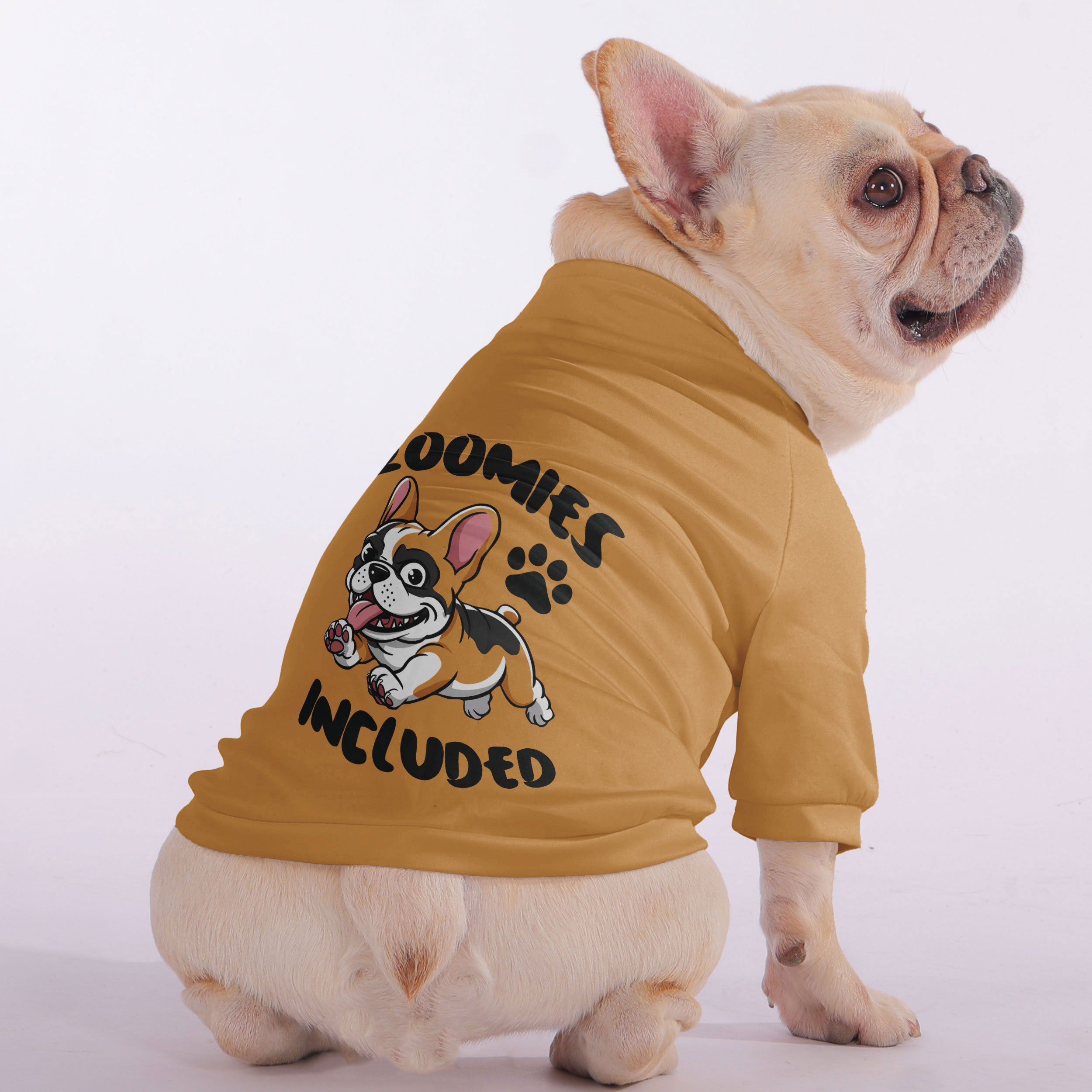 Zoomies French Bulldog Cozy Hoodie for Outdoor Adventures-fadou