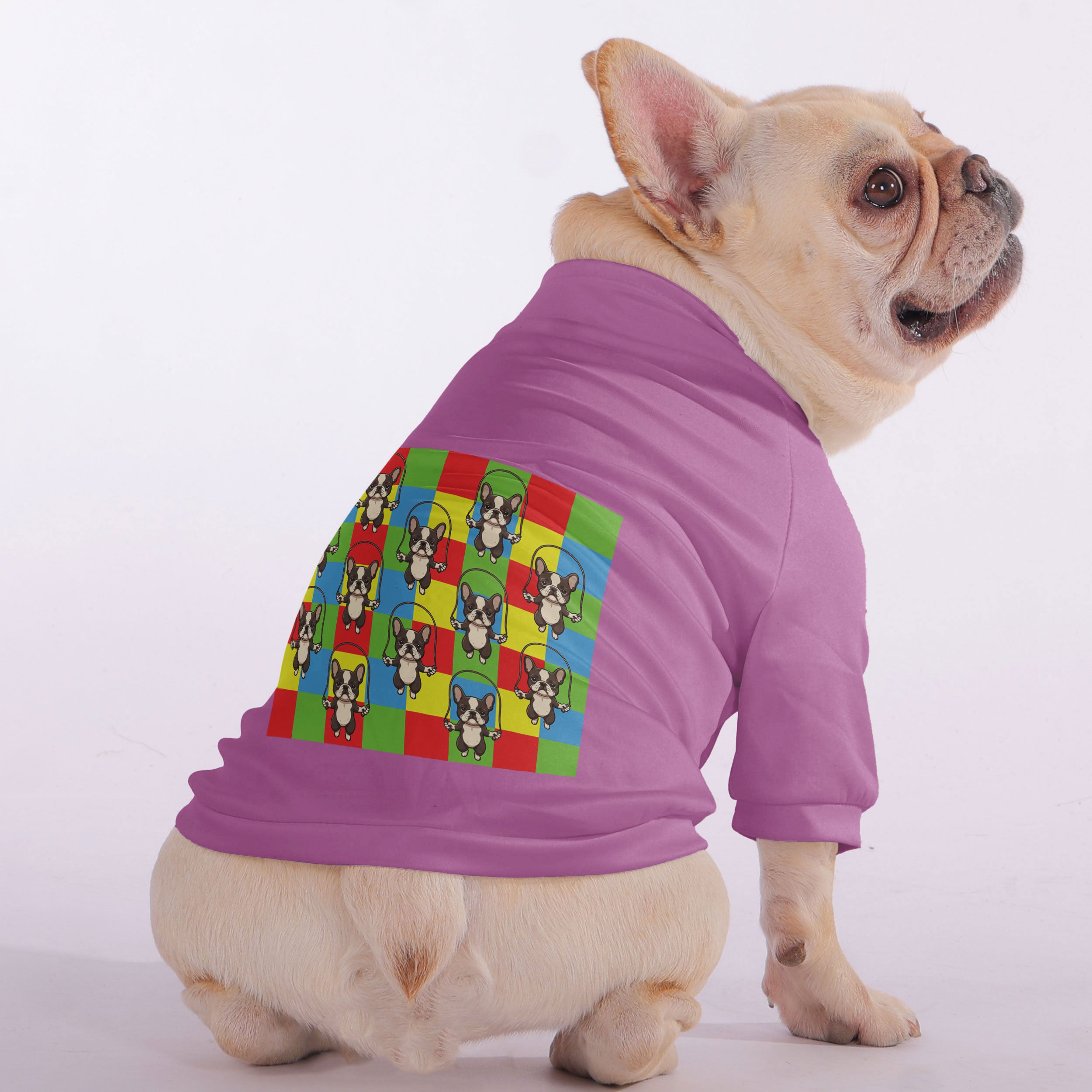 Marley French Bulldog Pet Sweatshirt for Short-Nosed Dogs-fadou