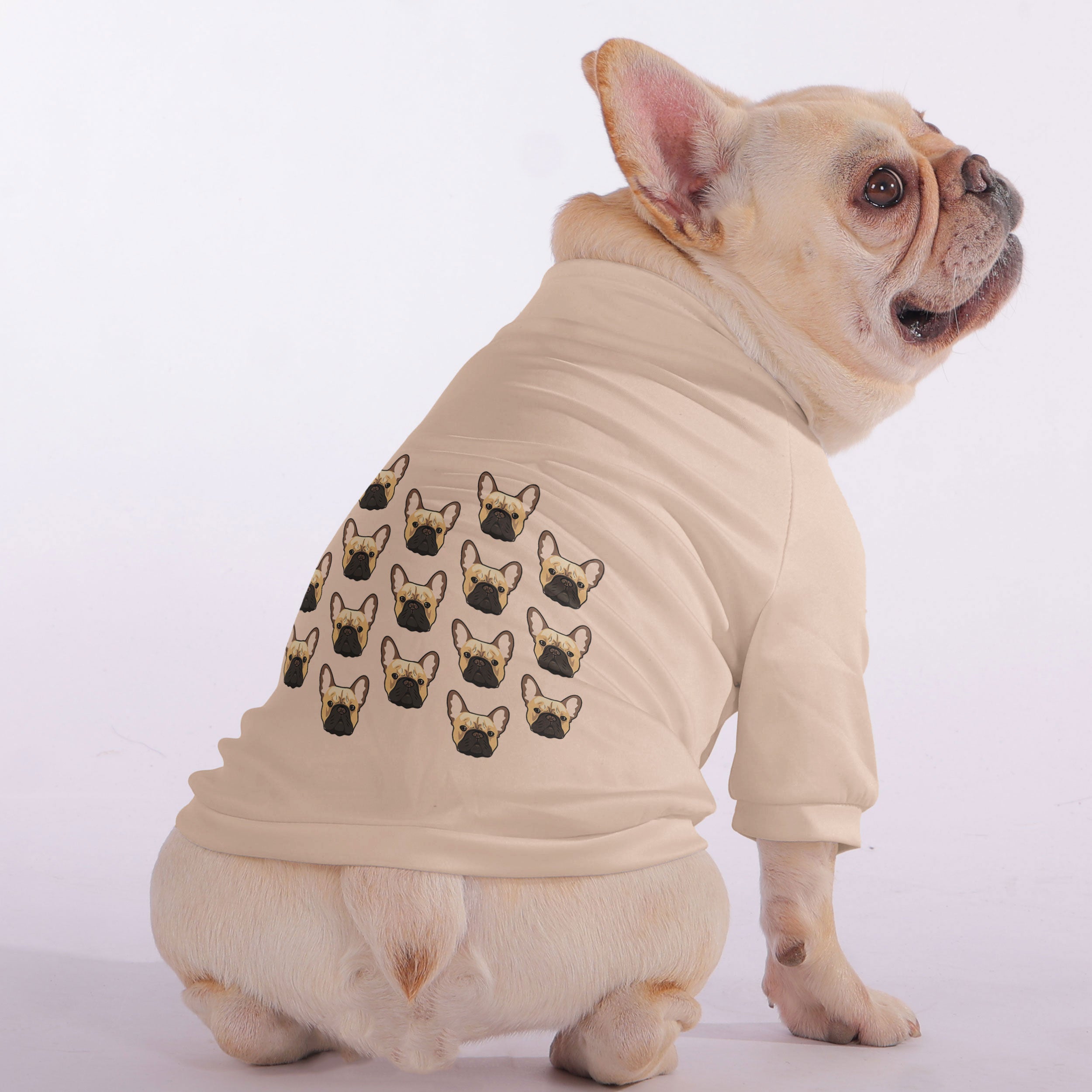 Cardi French Bulldog Cozy Hoodie for Brachycephalic Dogs-fadou