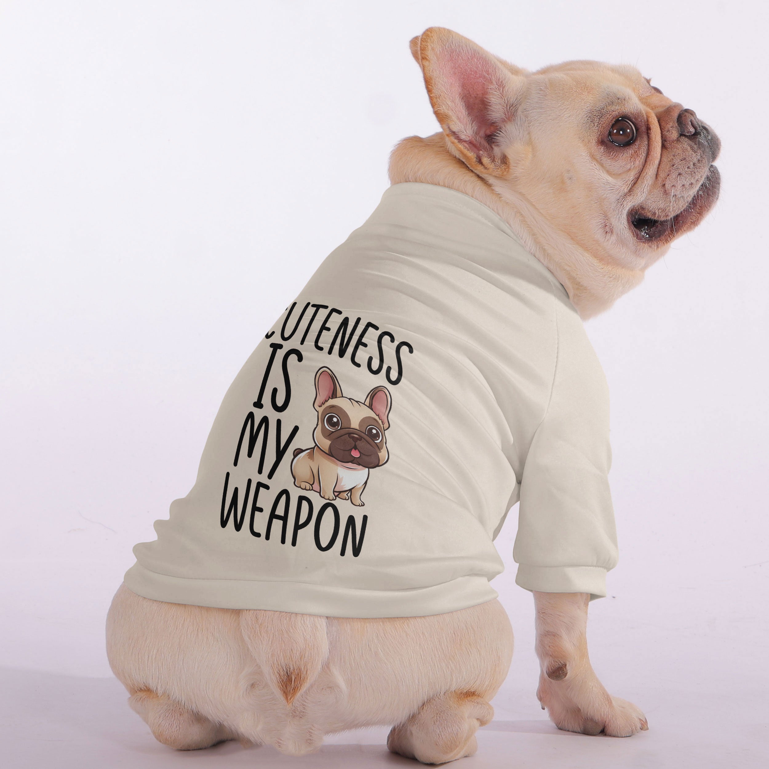 French Bulldog Cute Cozy Hoodie for Brachycephalic Dogs-fadou