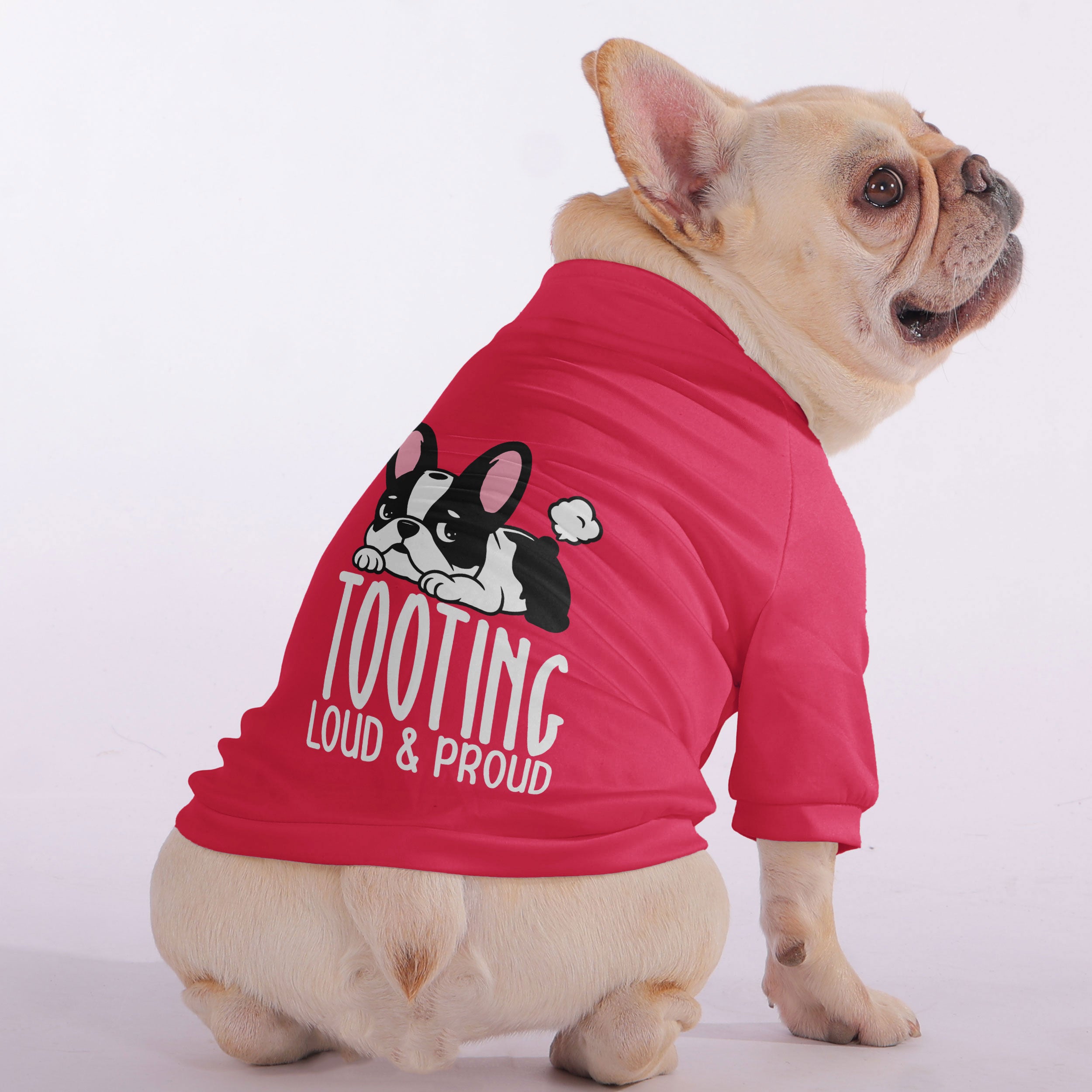 Tooting French Bulldog Cozy Hoodie for Short-Nosed Dogs-fadou