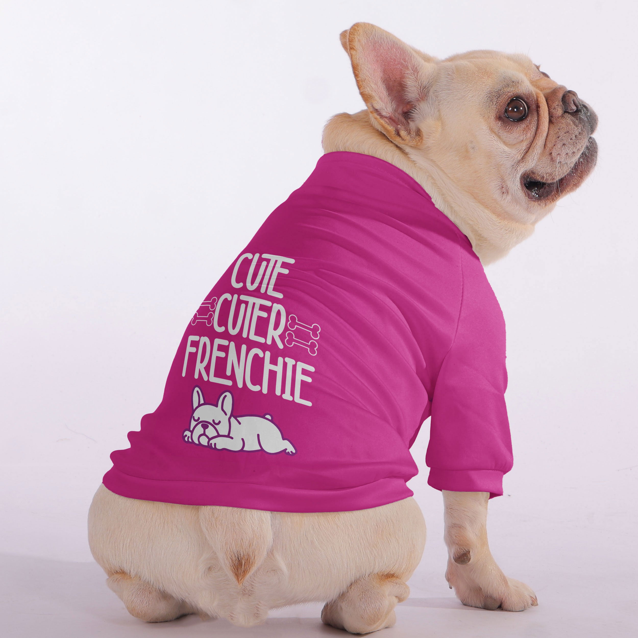French Bulldog Cute Pet Sweatshirt for Outdoor Adventures-fadou