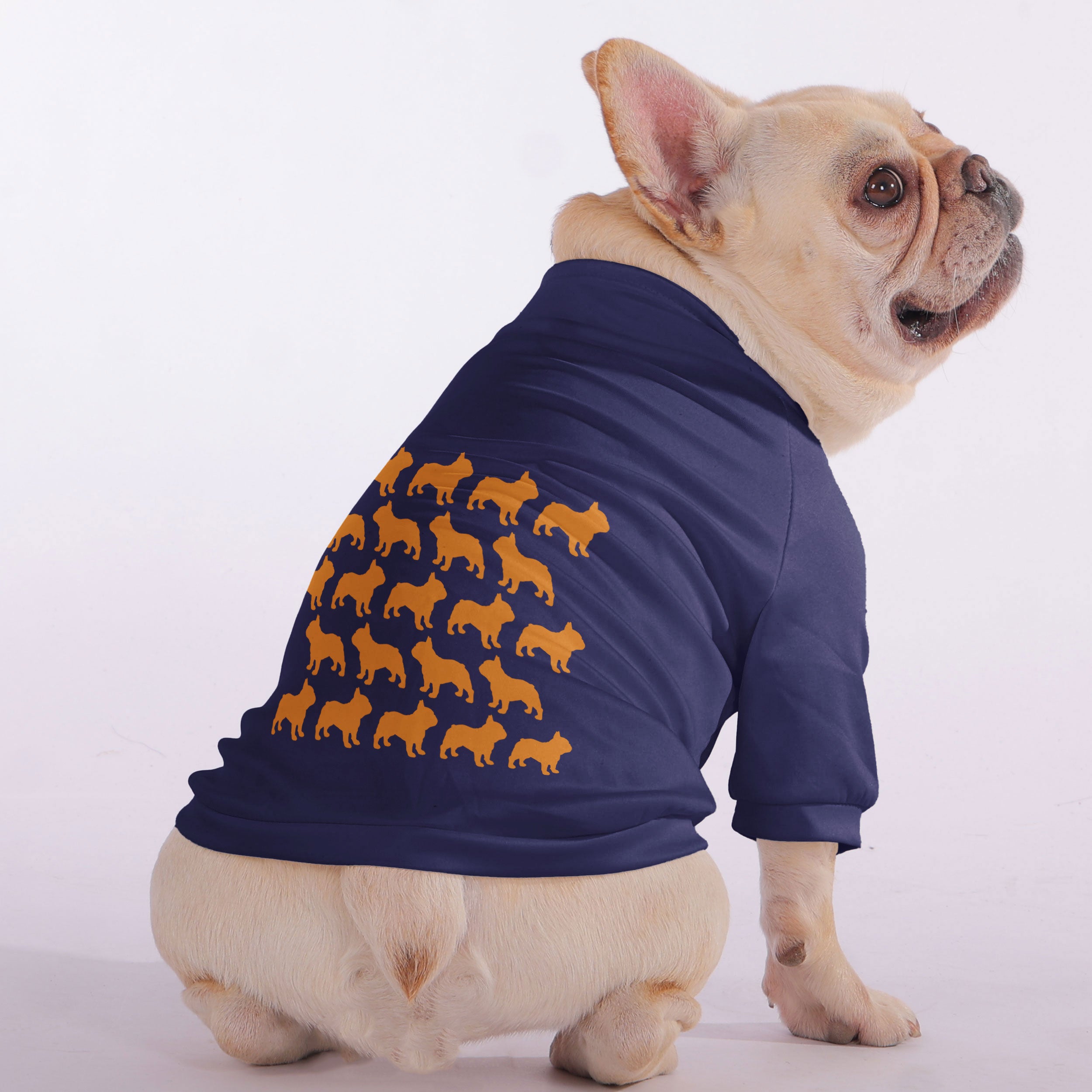 Pablo French Bulldog Fleece Hoodie for Brachycephalic Dogs-fadou