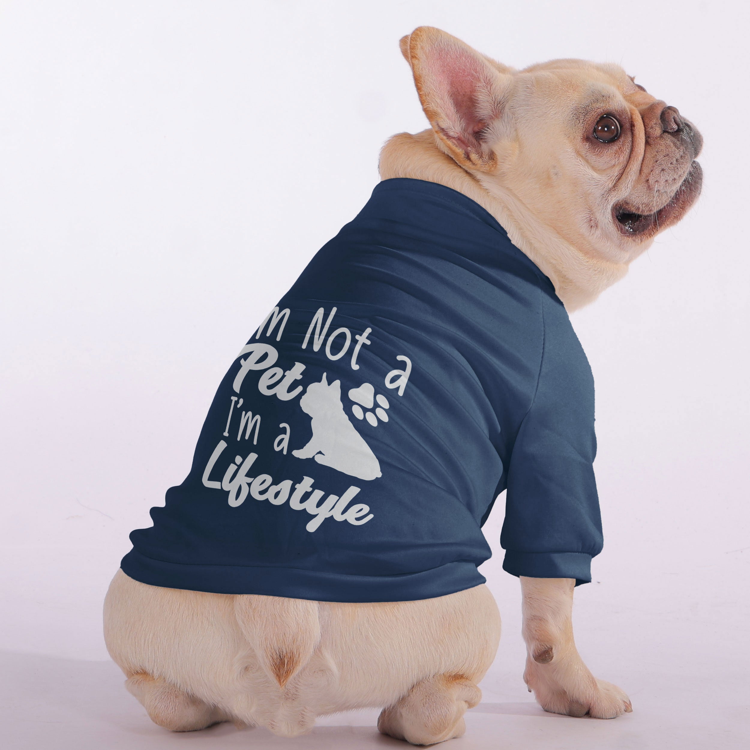 I’m Not a Pet, I’m a Lifestyle - Snuggly Zip-Up for French Bulldogs-fadou