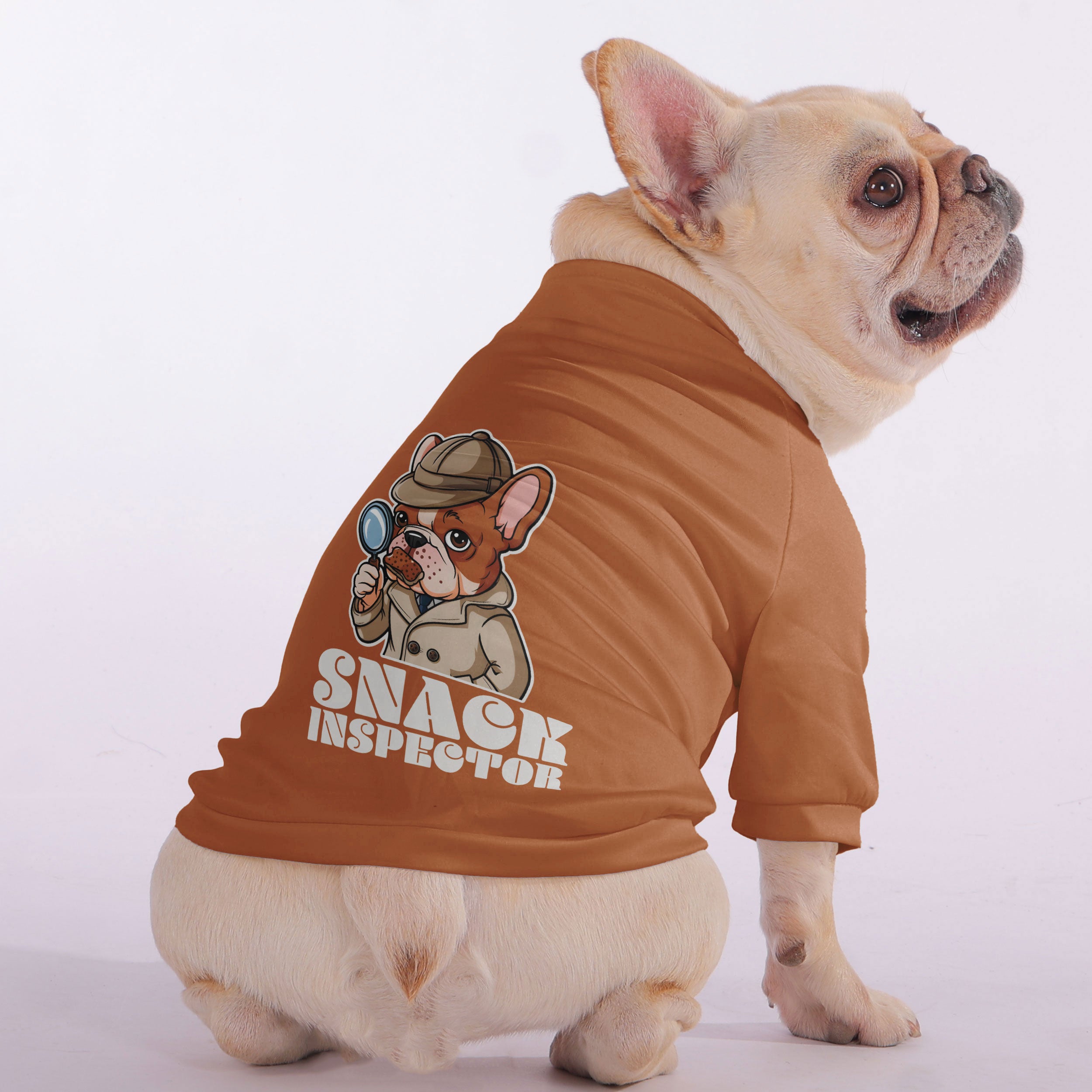 Snack French Bulldog Pet Sweatshirt for Short-Nosed Dogs-fadou