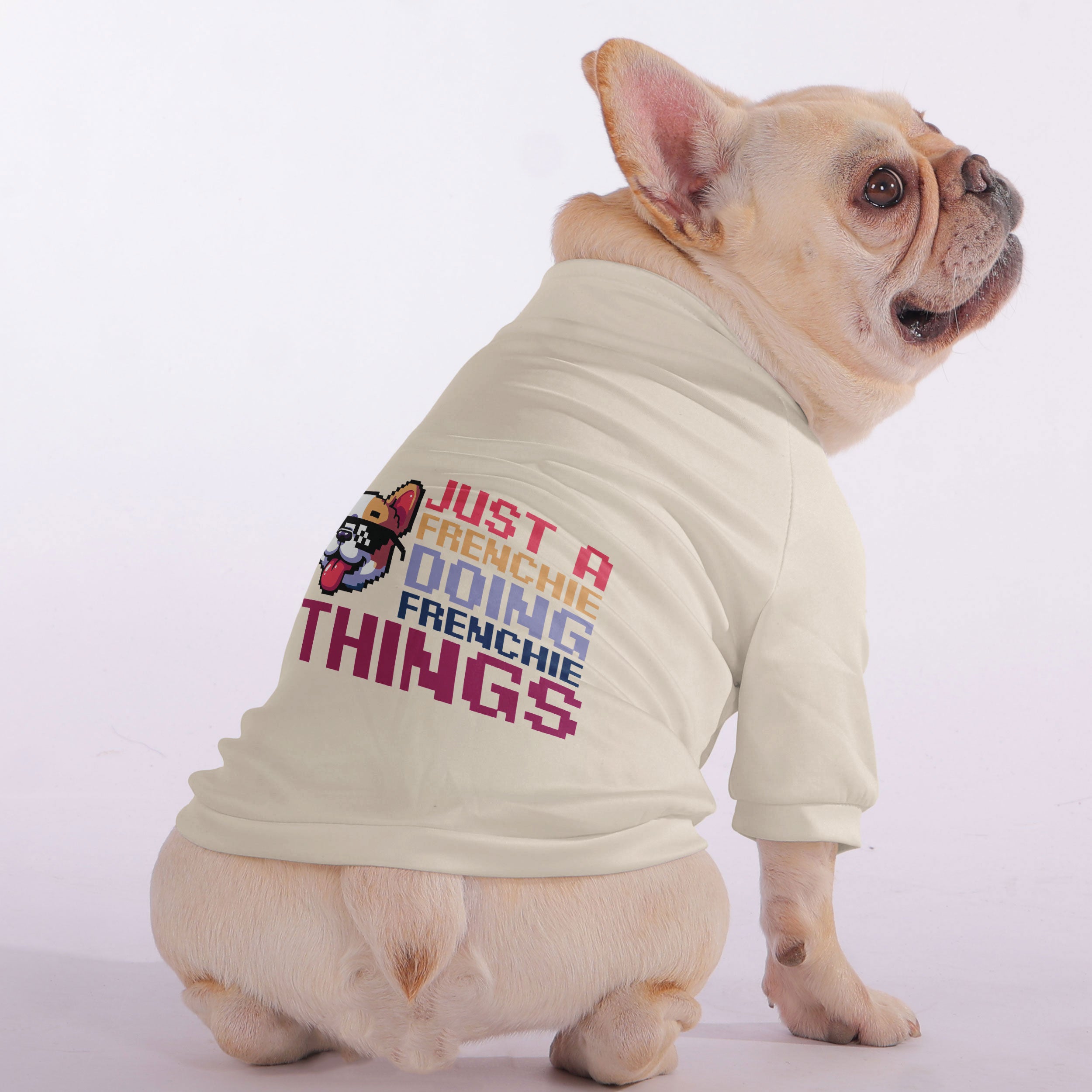 Just a Frenchie, Doing Frenchie Things - Snuggly for French Bulldogs-fadou