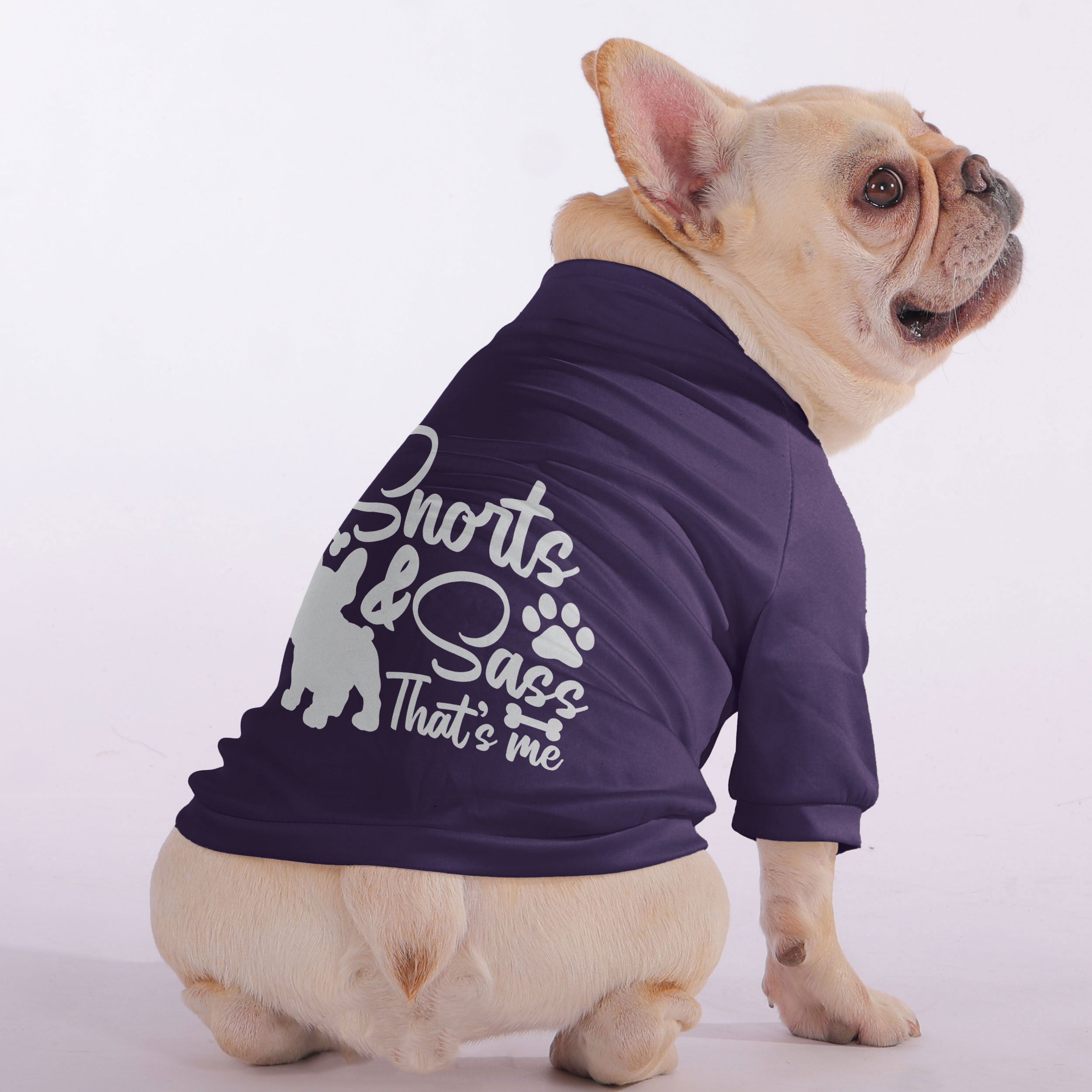 Snorts French Bulldog Fleece Hoodie for Training Sessions-fadou
