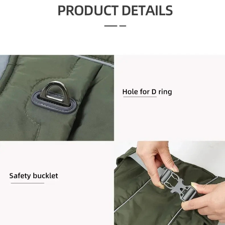 French Bulldog Waterproof Dog Coat for Outdoor Adventures-fadou