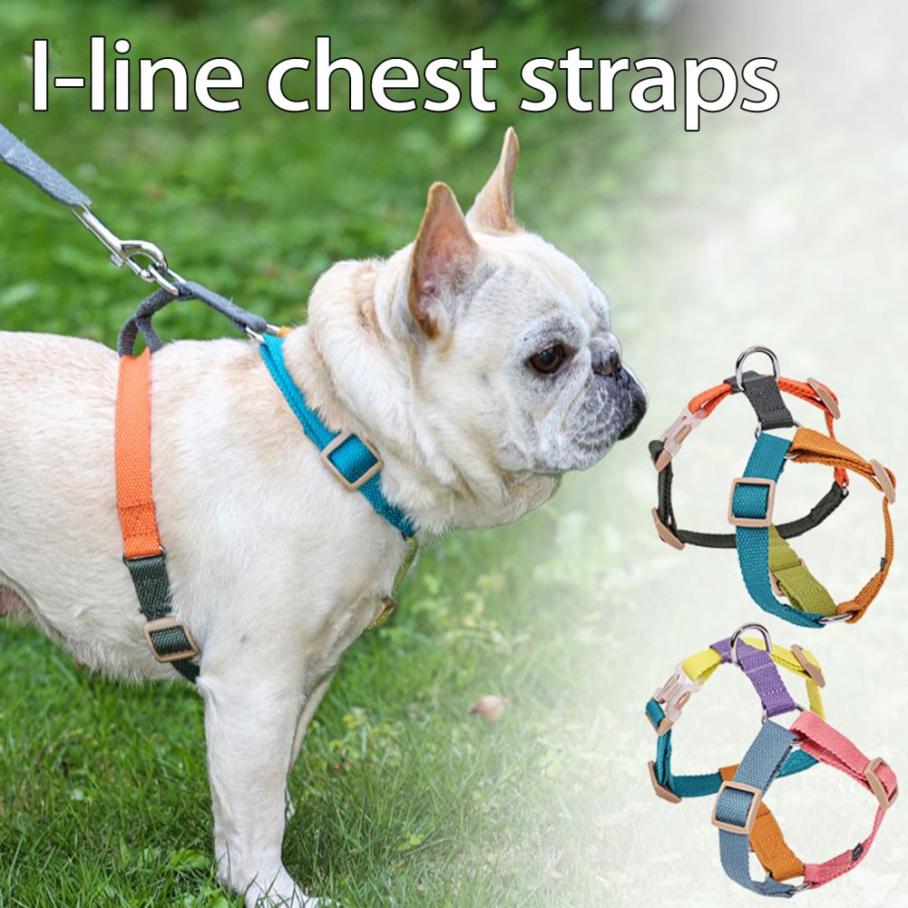 French Bulldog Adjustable Walking Harness for Short-Nosed Dogs-fadou