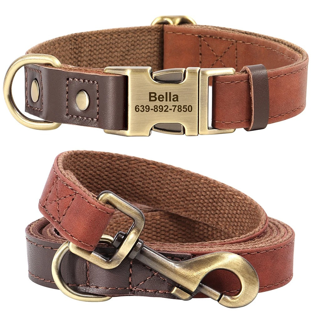 Personalized Adjustable Adjustable Collar for Flat-Face Breeds-fadou