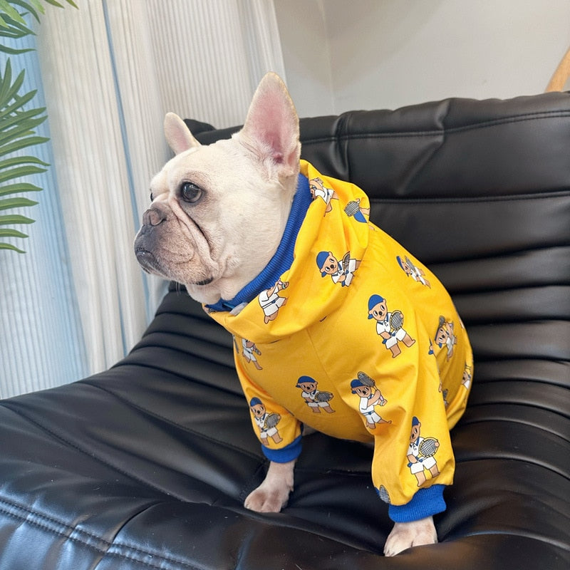 Frenchie Windproof Waterproof Coat for Outdoor Adventures-fadou