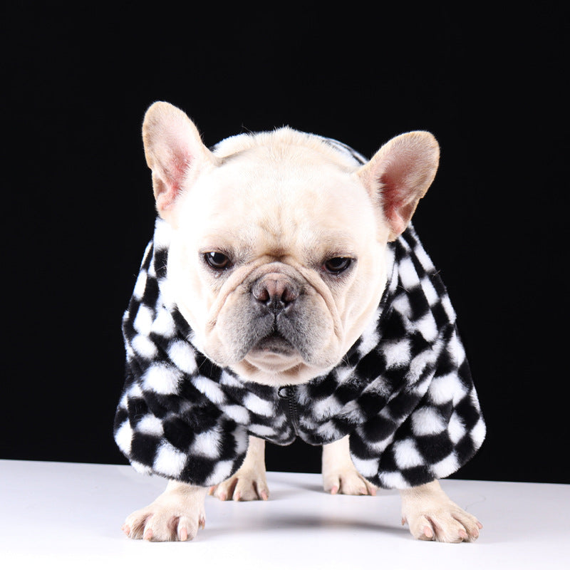 French Bulldog Soft Winter Jacket for Outdoor Adventures-fadou