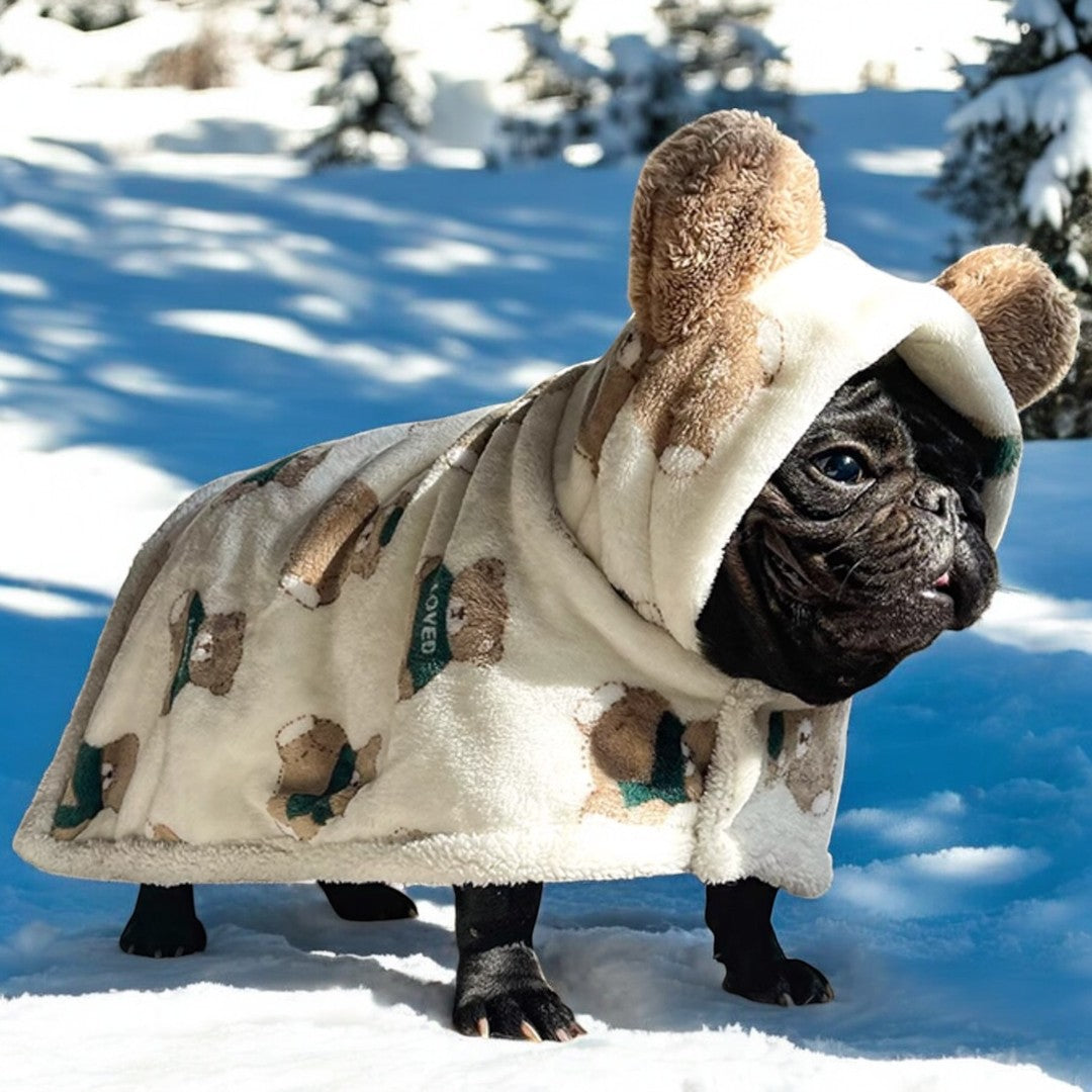 French Bulldog Cozy Warm Blanket for Frenchie Enthusiasts-fadou