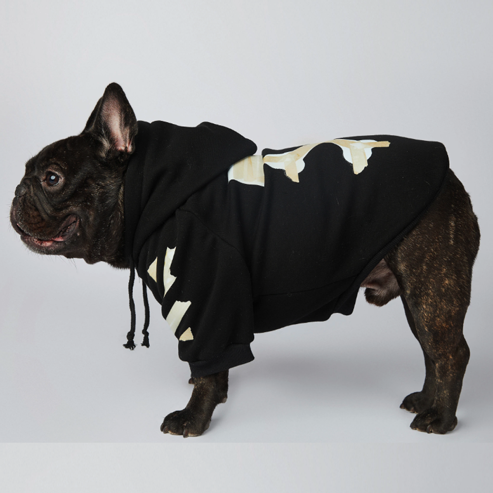 Frenchdot™ - French Bulldog Woof Hoodie for Frenchie Enthusiasts-fadou