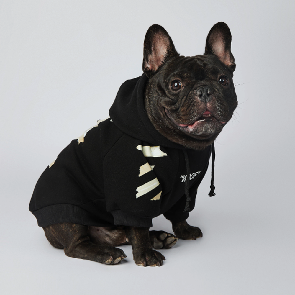 Frenchdot™ - French Bulldog Woof Hoodie for Frenchie Enthusiasts-fadou