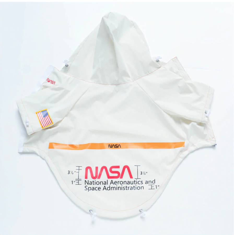 Astronaut French Bulldog Rain Jacket for Short-Nosed Dogs-fadou