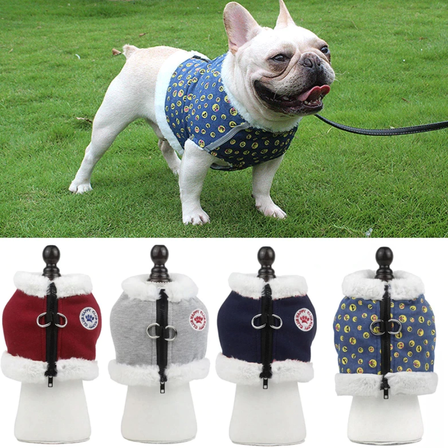 Frenchie Reflective Walking Harness for Training Sessions-fadou