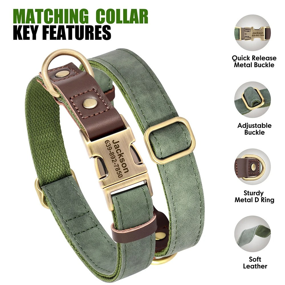 Personalized Adjustable Adjustable Collar for Flat-Face Breeds-fadou