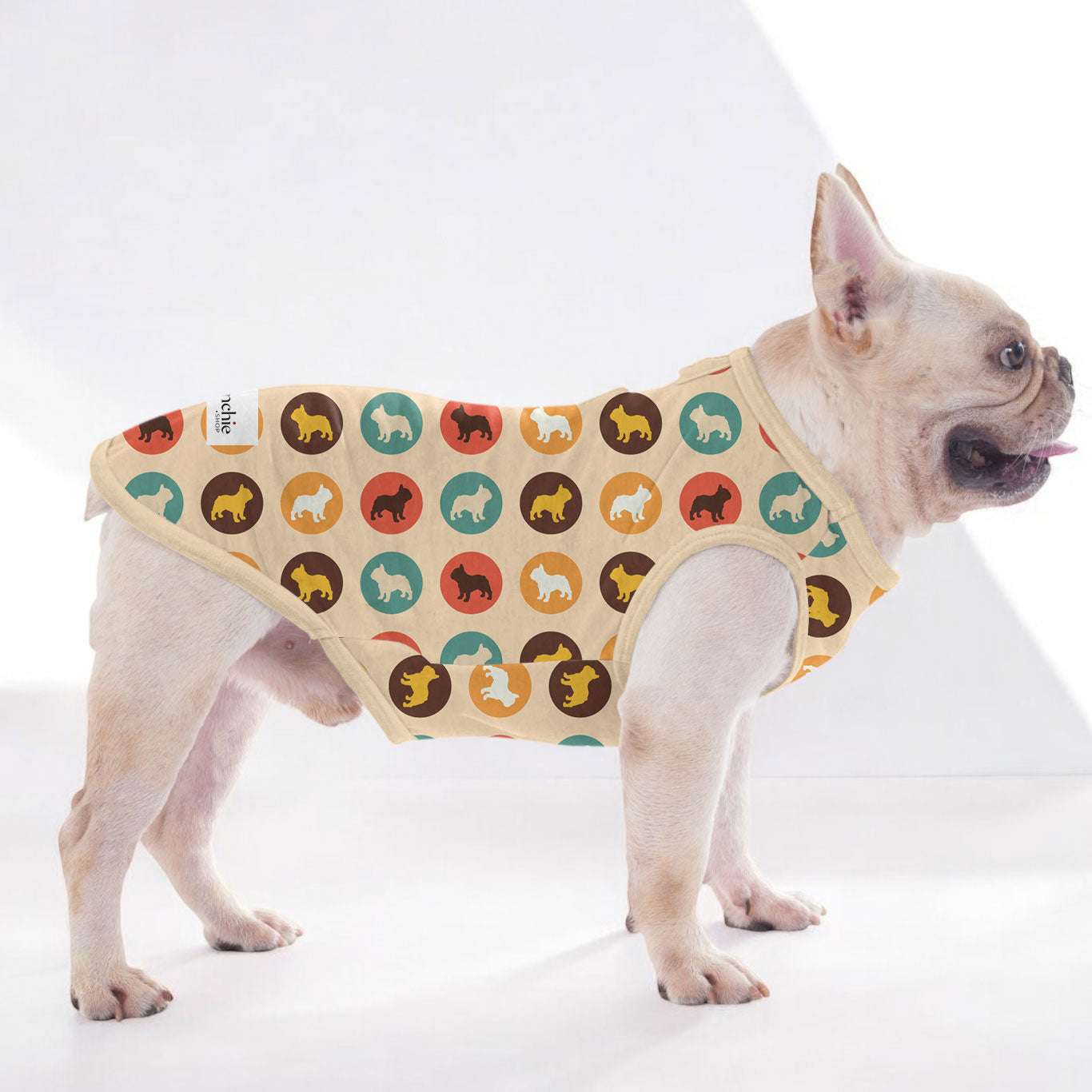 Dexter French Bulldog Dog Outfit for Brachycephalic Dogs-fadou