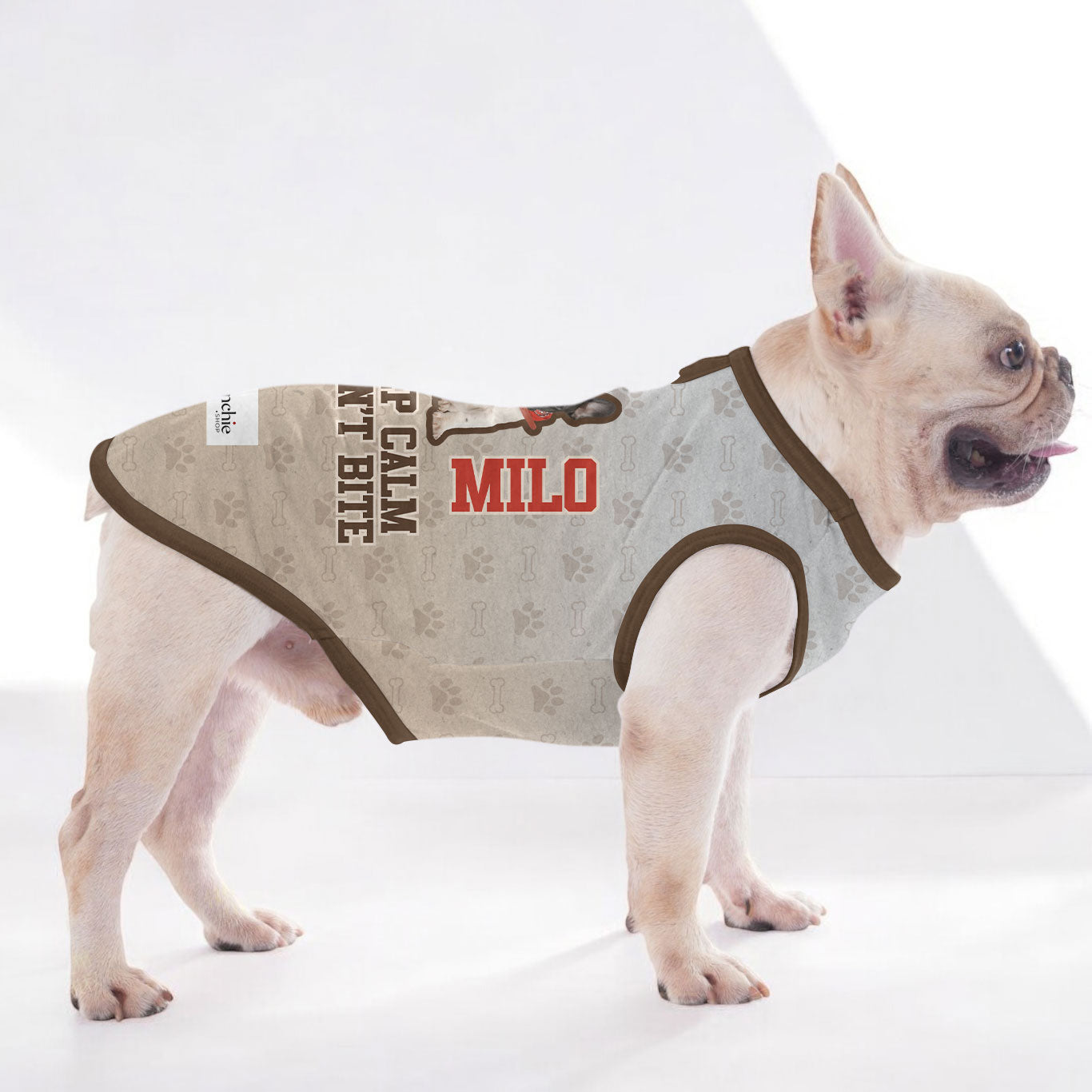 French Bulldog Personalized Dog Outfit for Short-Nosed Dogs-fadou