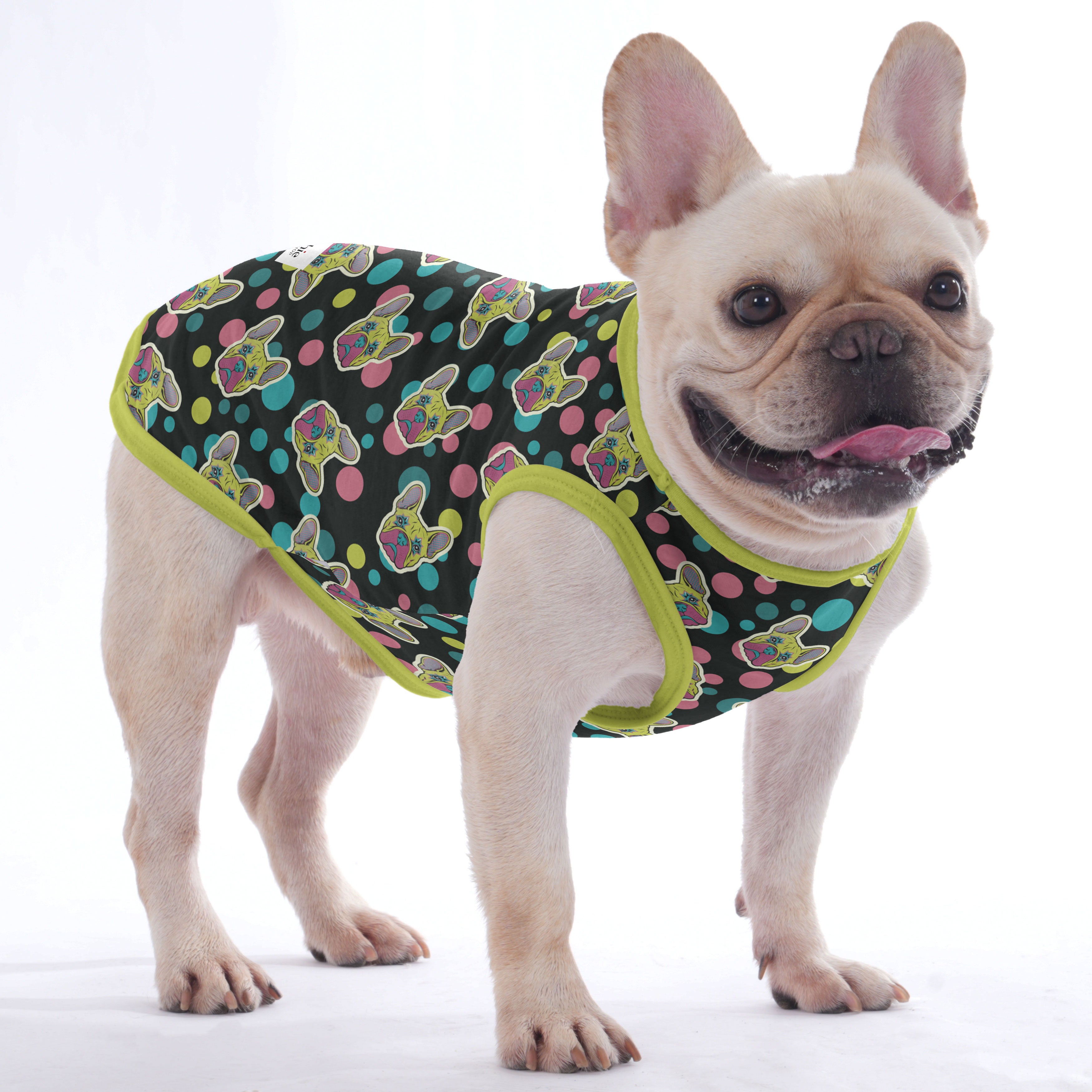 Sugar French Bulldog Dog Outfit for Brachycephalic Dogs-fadou