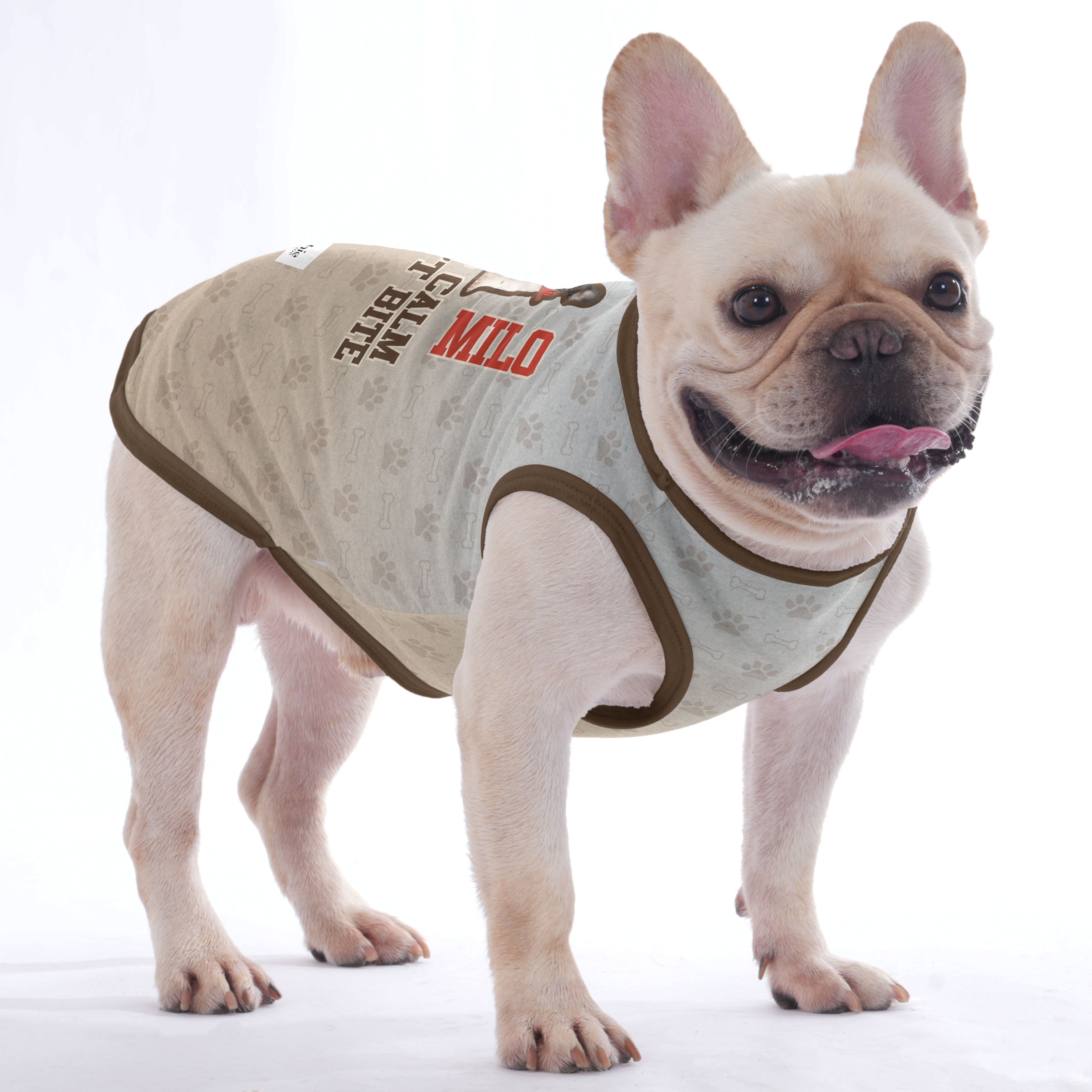 French Bulldog Personalized Dog Outfit for Short-Nosed Dogs-fadou