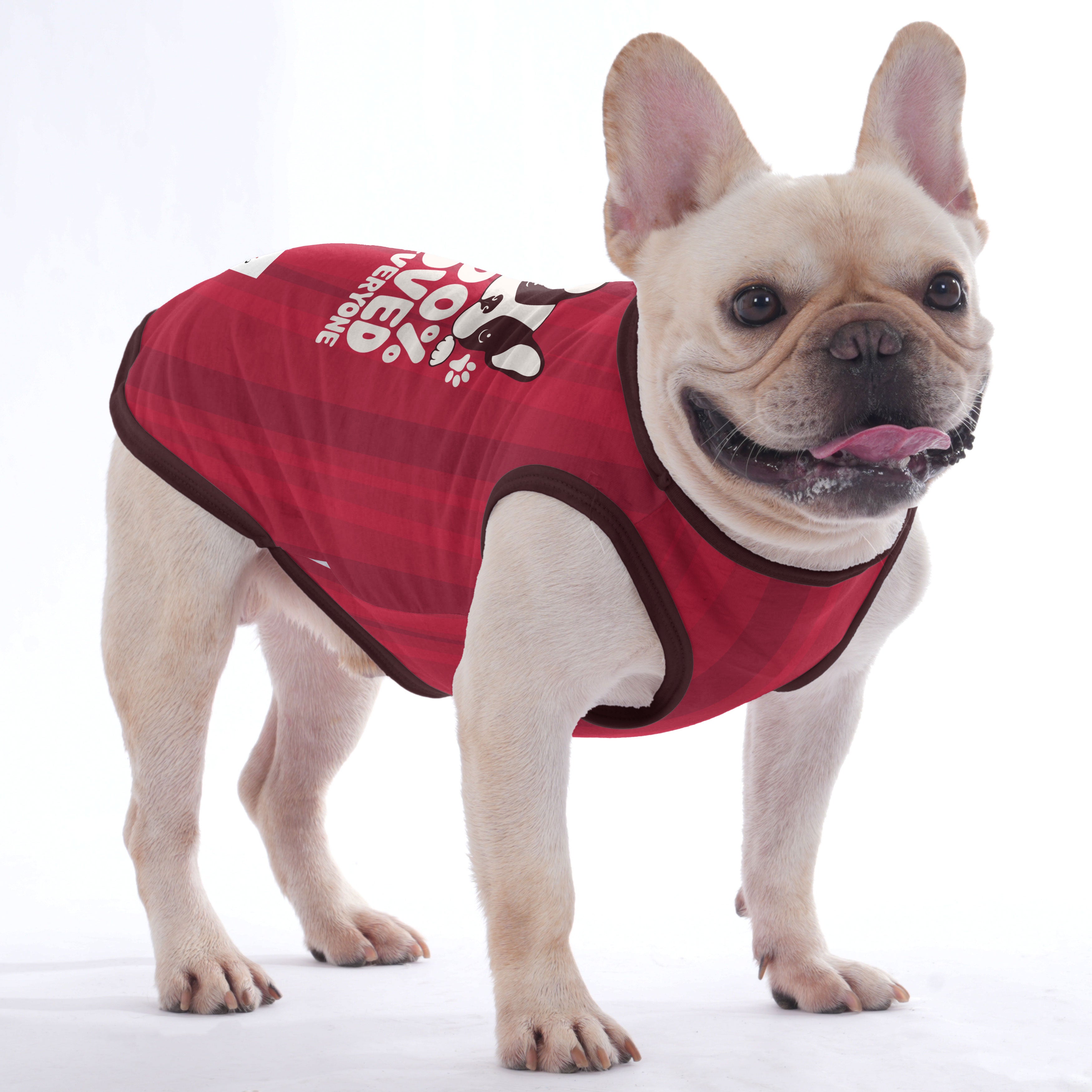 Linette French Bulldog Cotton Tee for Brachycephalic Dogs-fadou