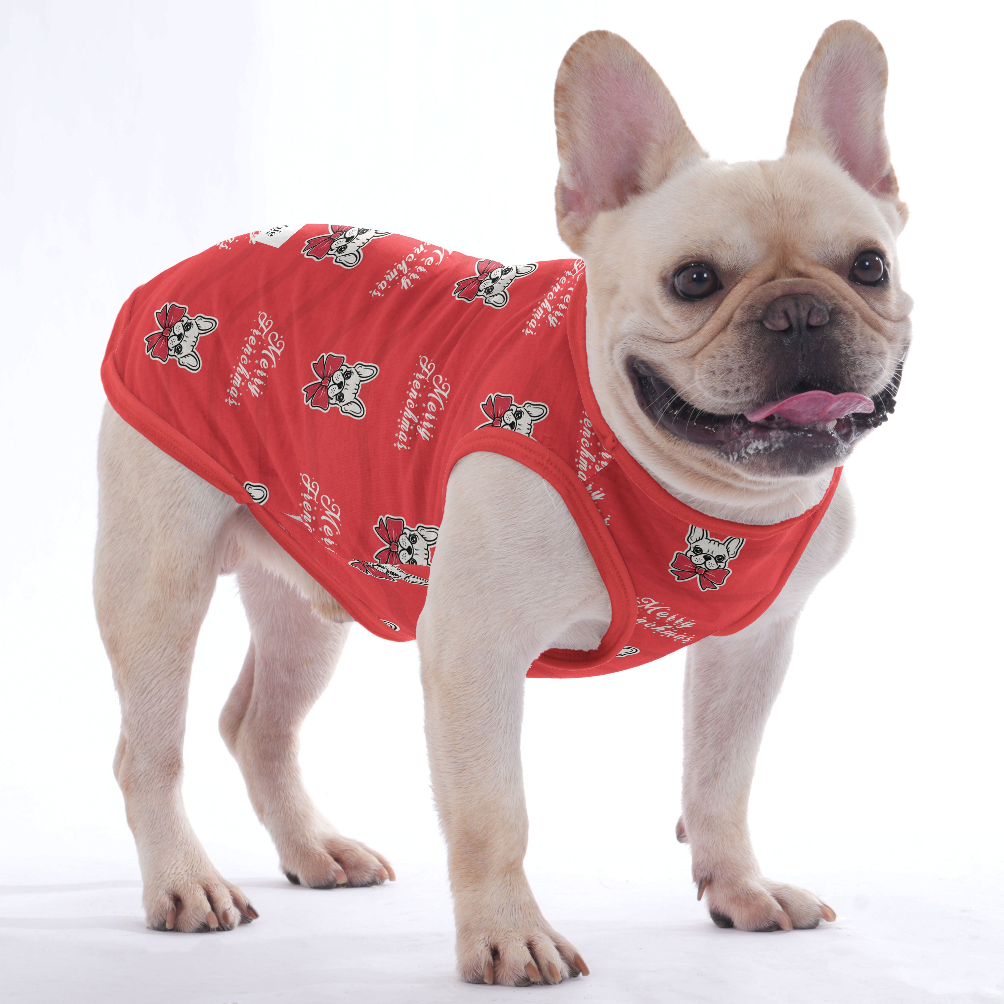 Elektra French Bulldog Cotton Tee for Training Sessions-fadou