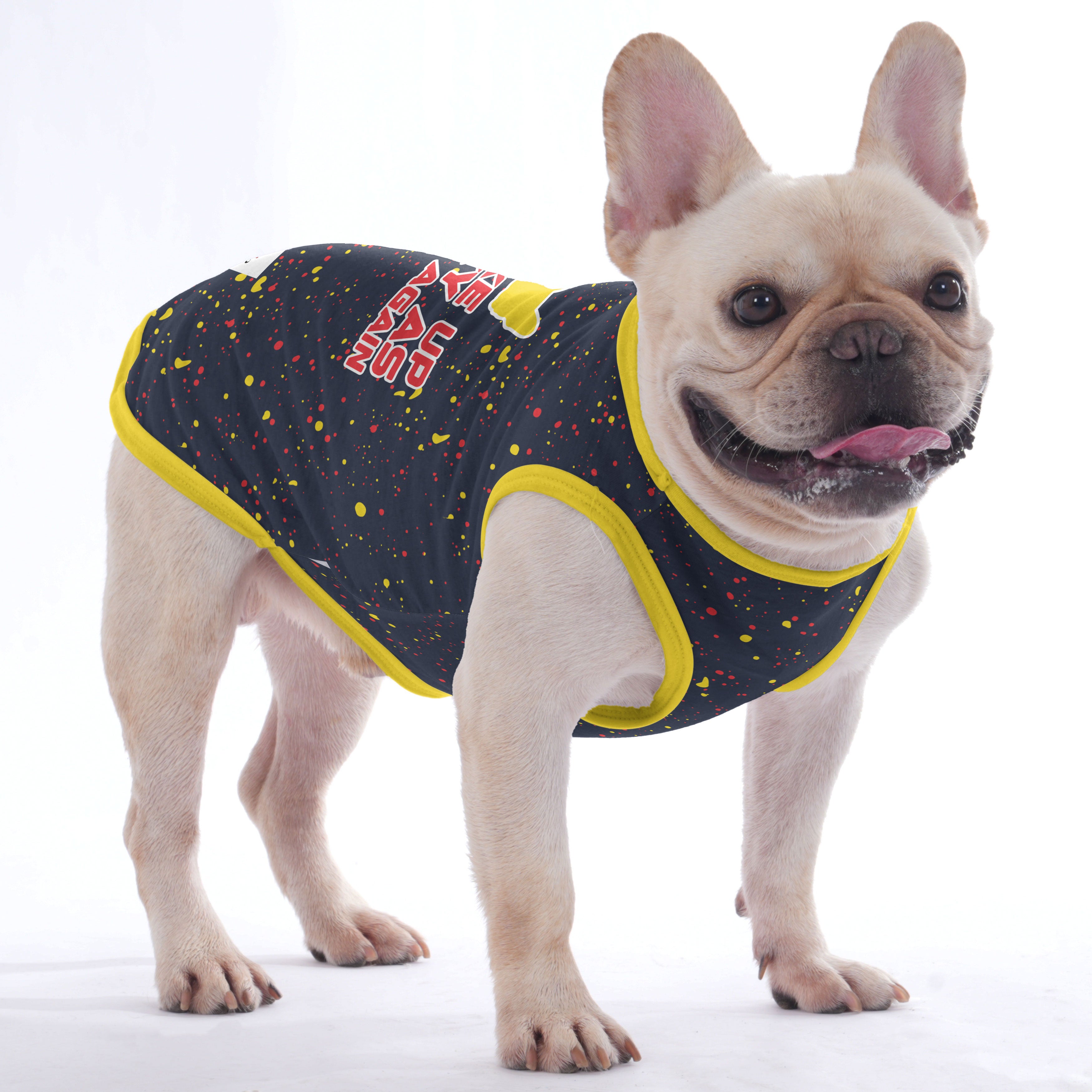 Georgette French Bulldog Dog Shirt for Short-Nosed Dogs-fadou