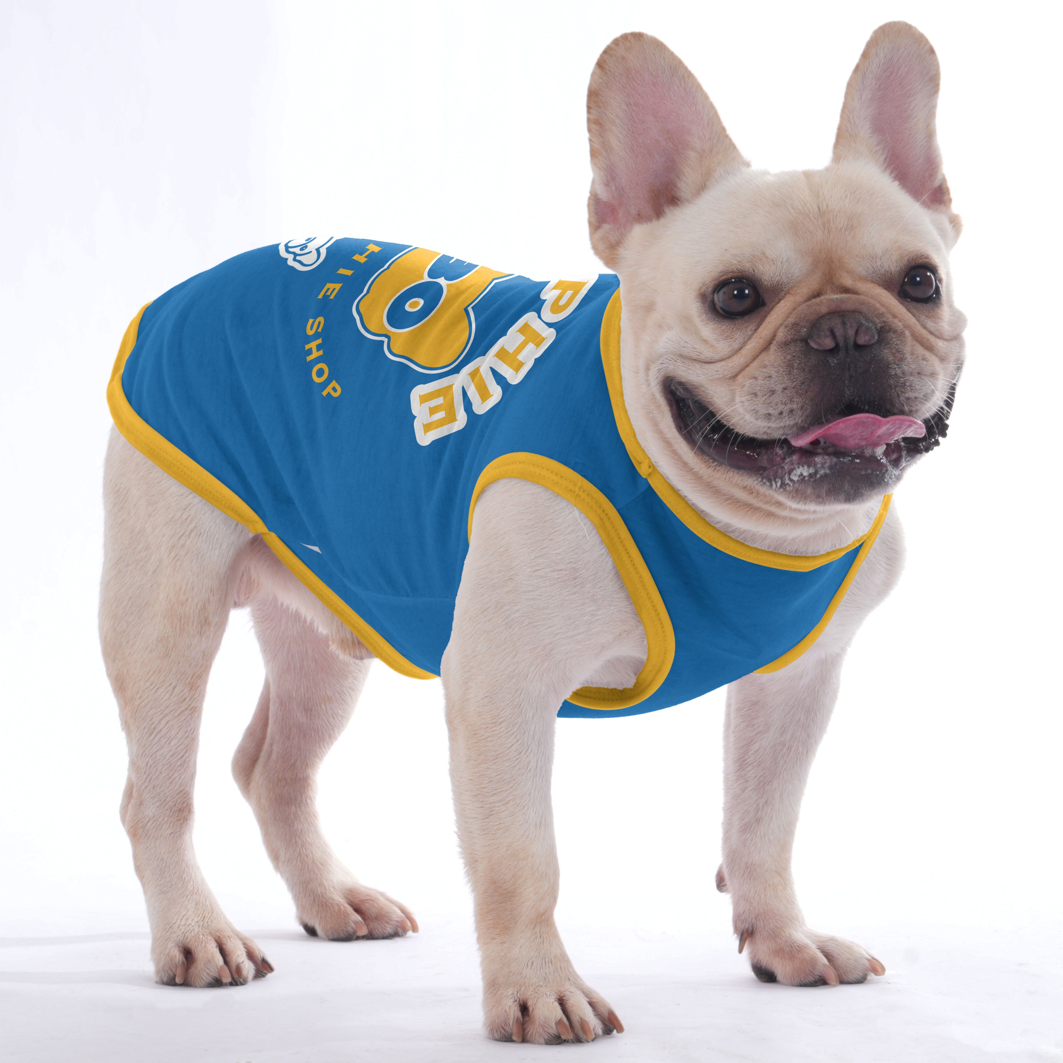 Custom Frenchie Shirt with Name & Number - for French Bulldogs-fadou