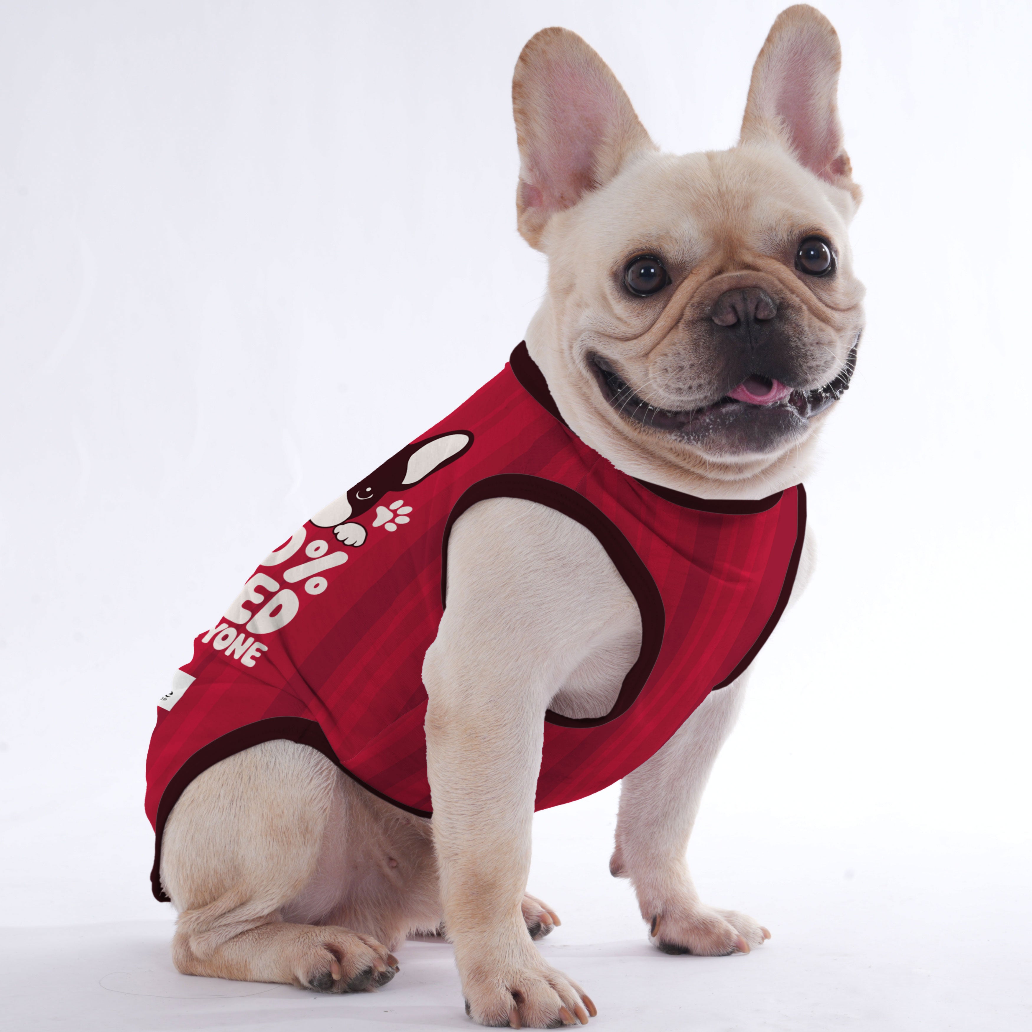 Linette French Bulldog Cotton Tee for Brachycephalic Dogs-fadou