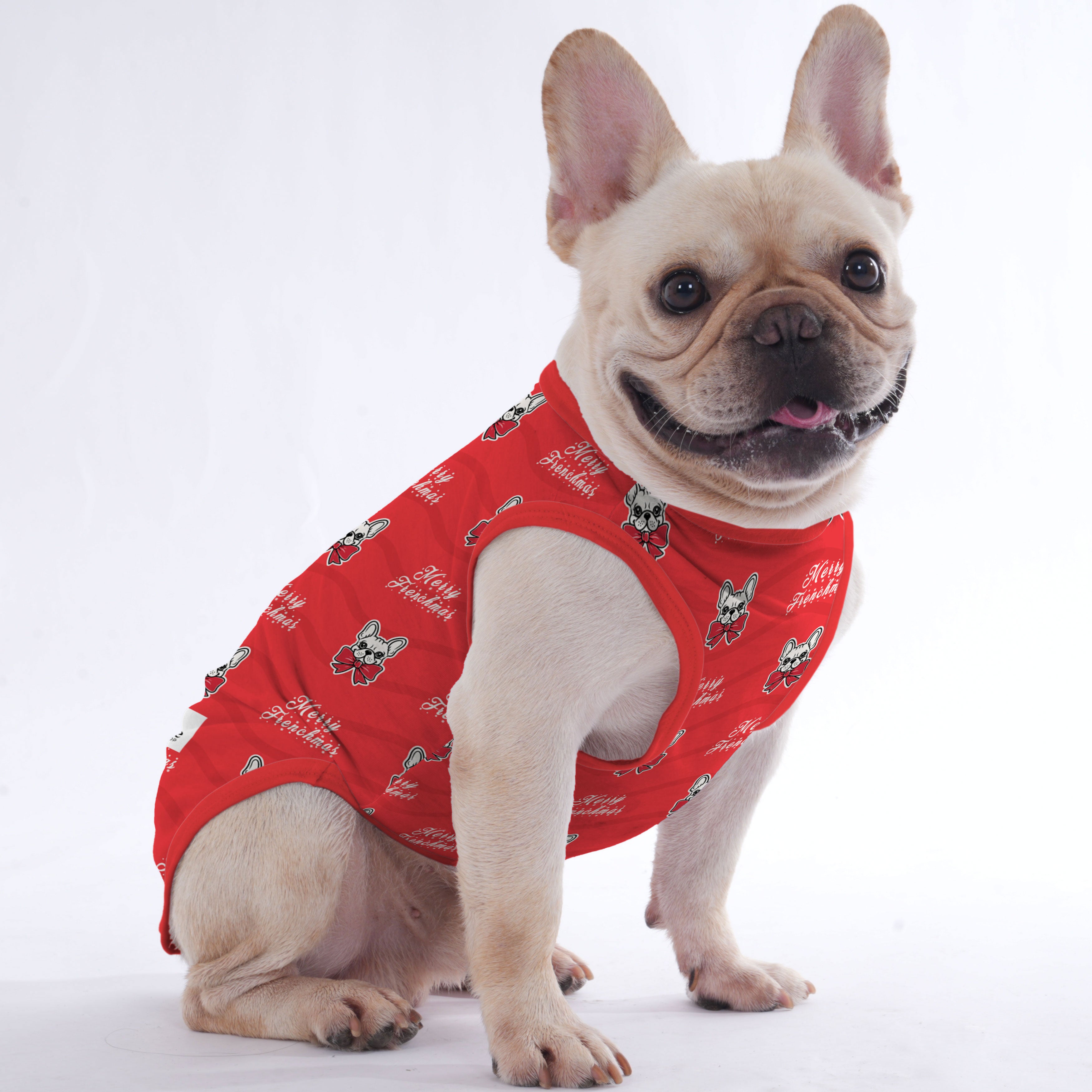 Elektra French Bulldog Cotton Tee for Training Sessions-fadou