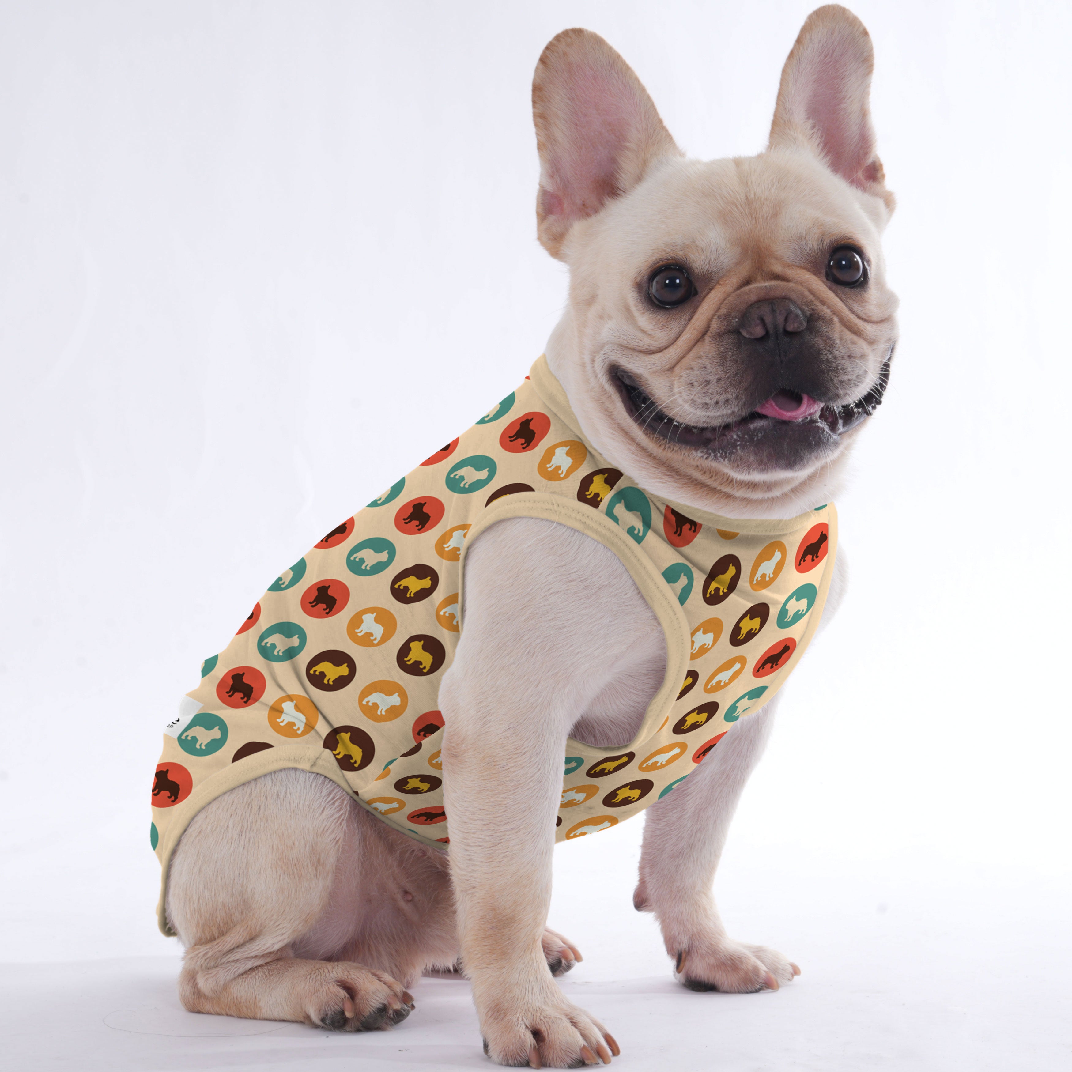 Dexter French Bulldog Dog Outfit for Brachycephalic Dogs-fadou