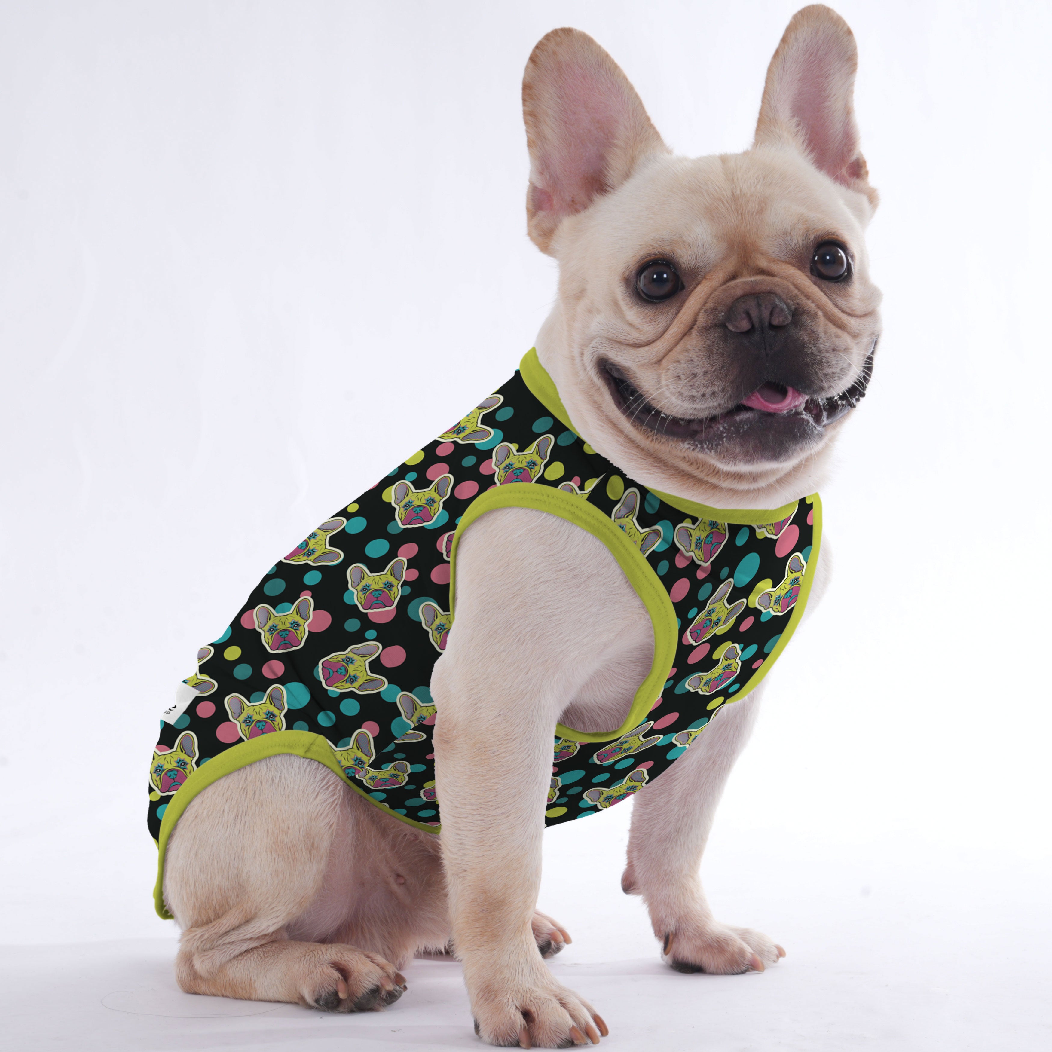 Sugar French Bulldog Dog Outfit for Brachycephalic Dogs-fadou