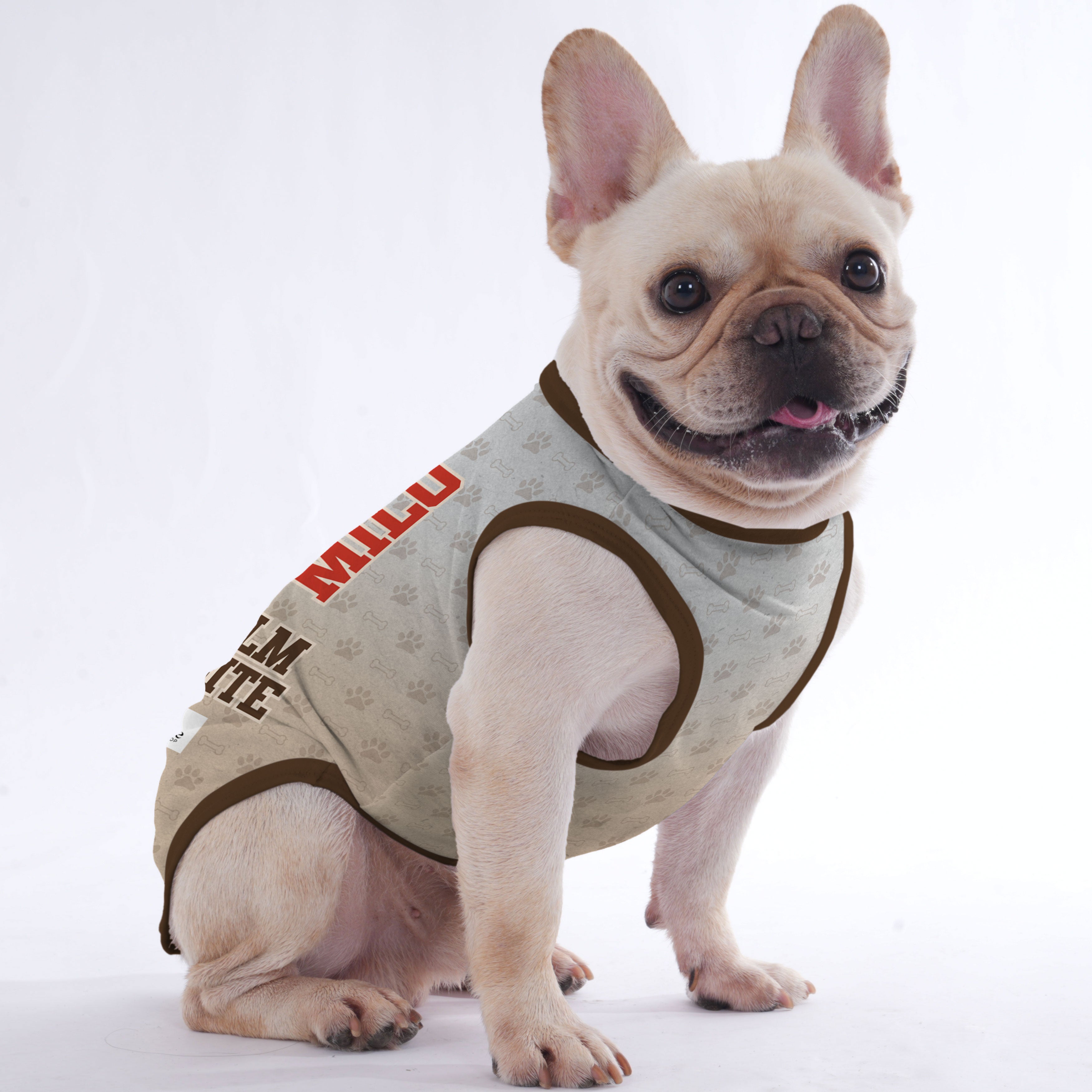 French Bulldog Personalized Dog Outfit for Short-Nosed Dogs-fadou