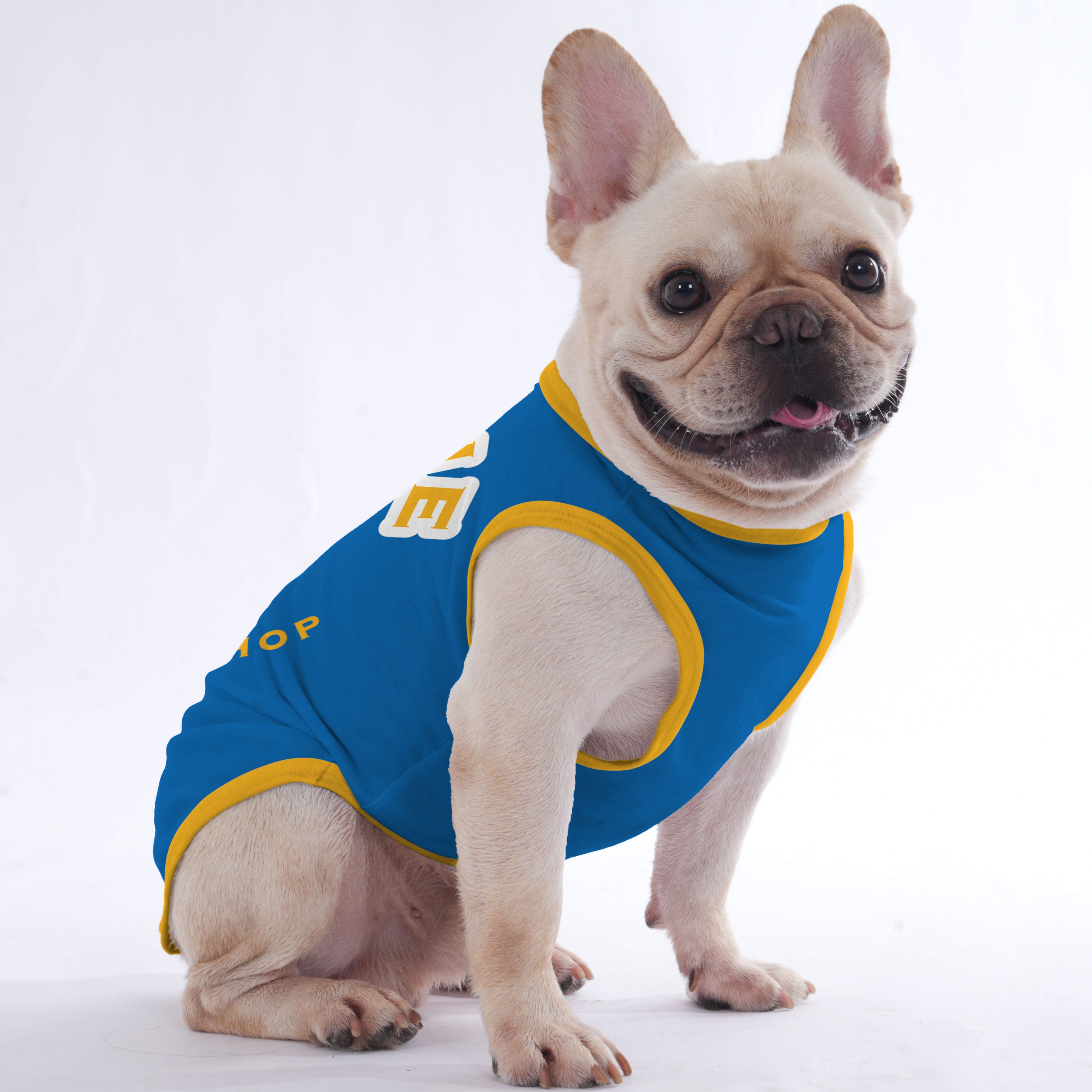 Custom Frenchie Shirt with Name & Number - for French Bulldogs-fadou