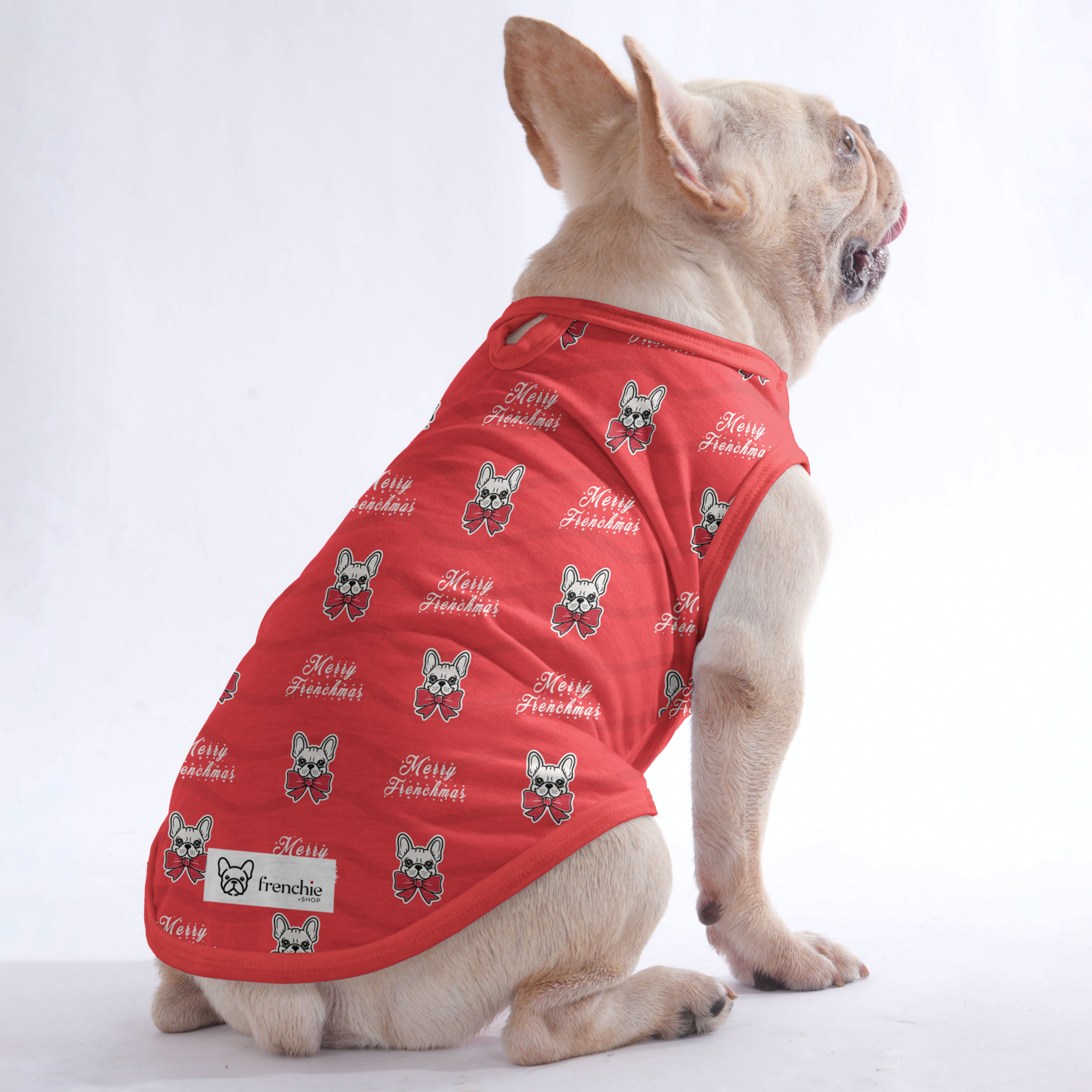 Elektra French Bulldog Cotton Tee for Training Sessions-fadou