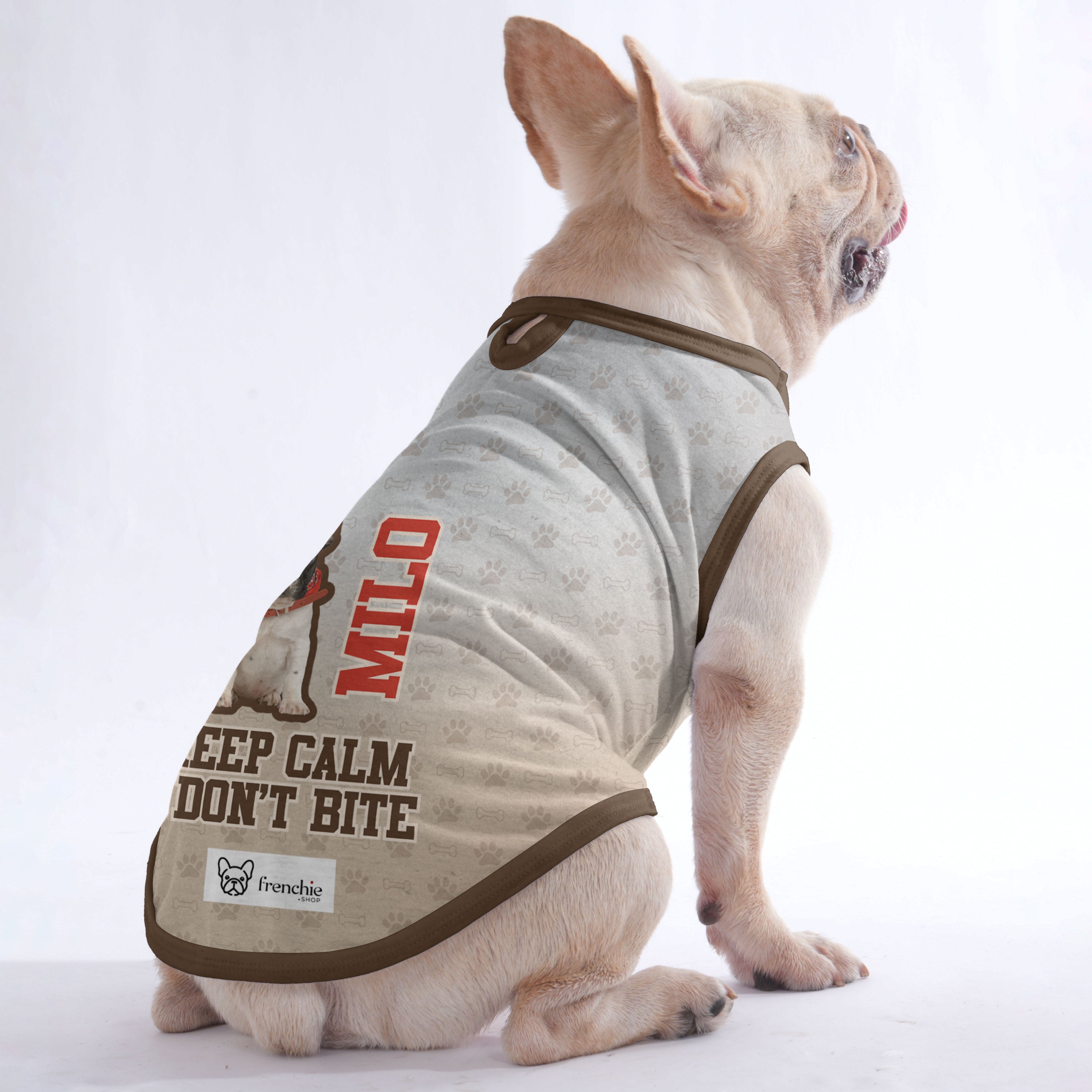 French Bulldog Personalized Dog Outfit for Short-Nosed Dogs-fadou
