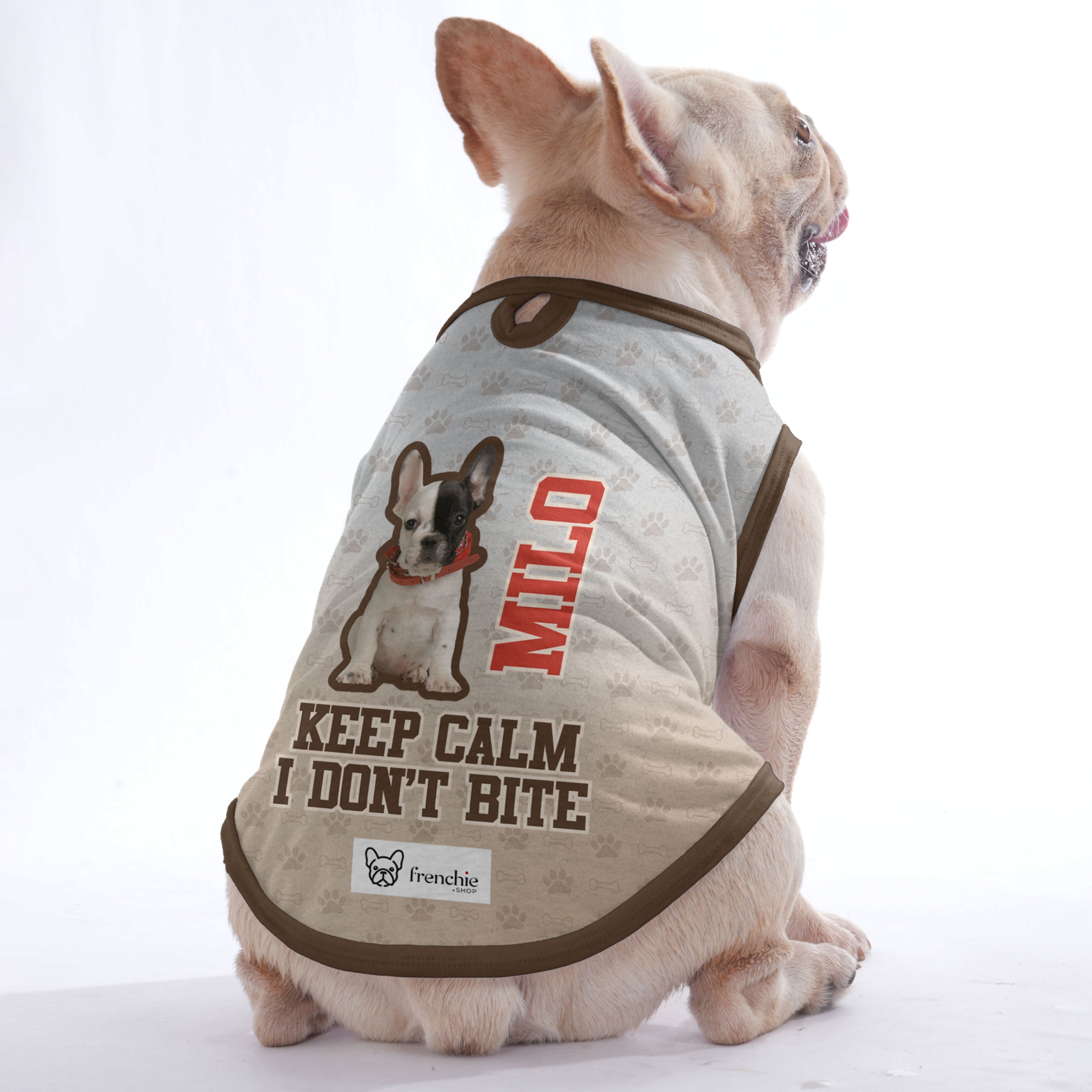 French Bulldog Personalized Dog Outfit for Short-Nosed Dogs-fadou