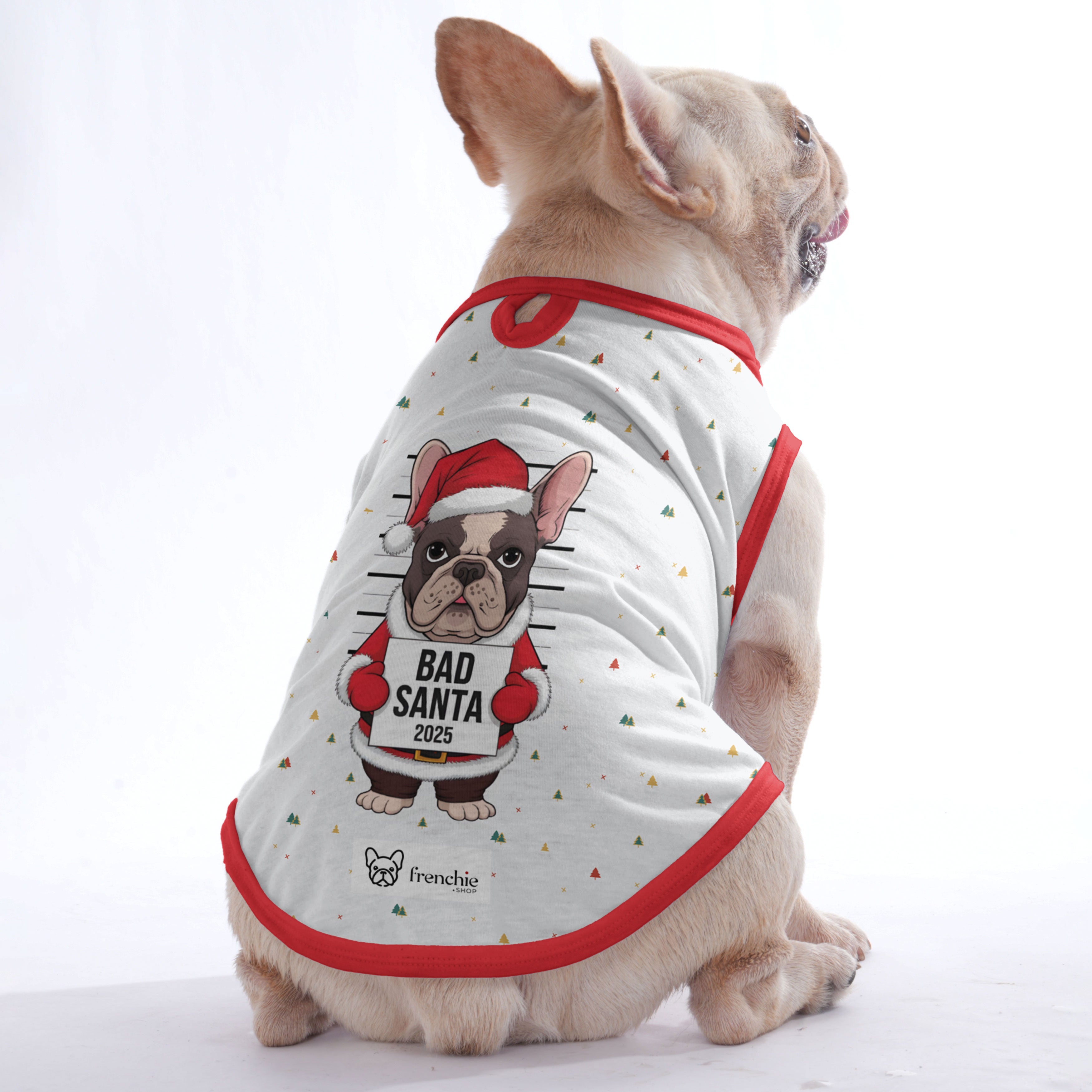 Dumpling French Bulldog Cotton Tee for Short-Nosed Dogs-fadou