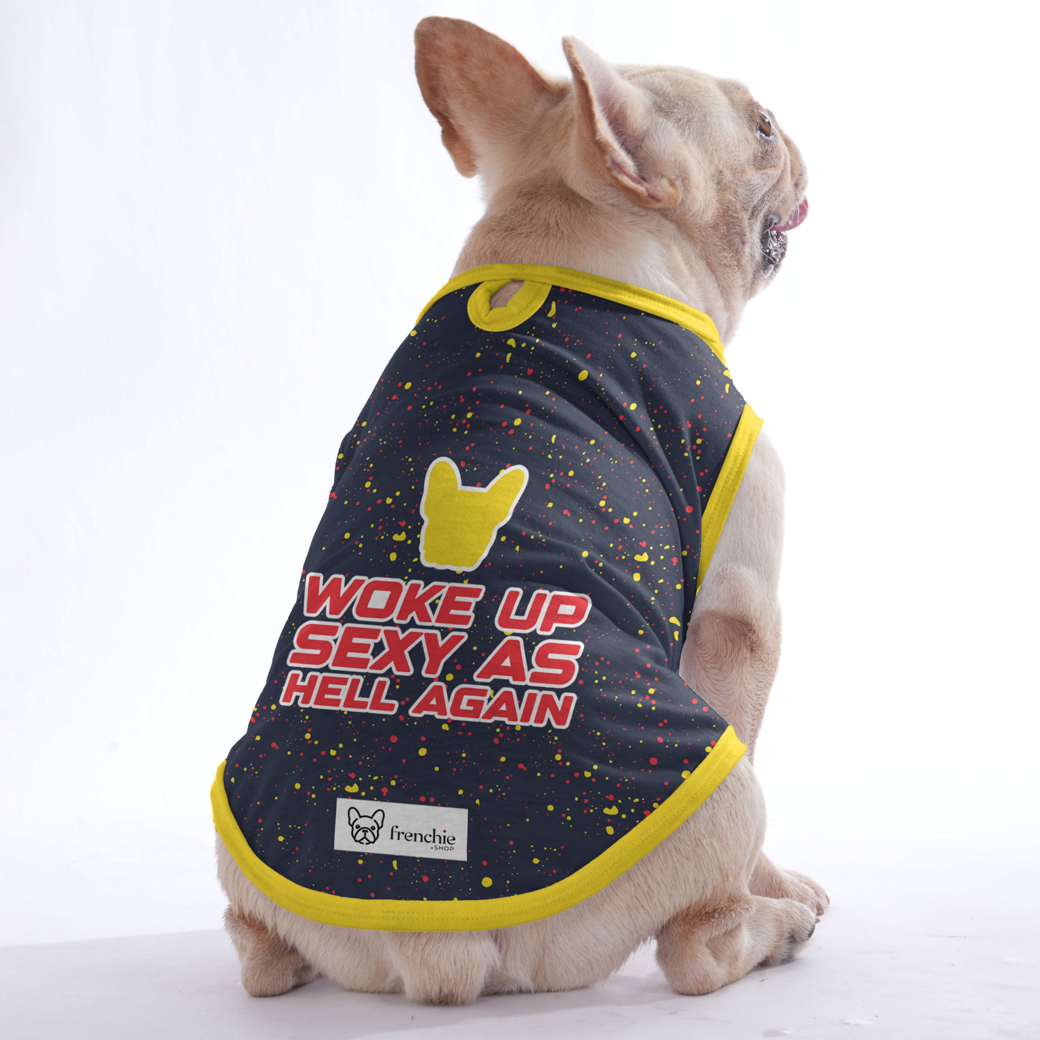 Georgette French Bulldog Dog Shirt for Short-Nosed Dogs-fadou