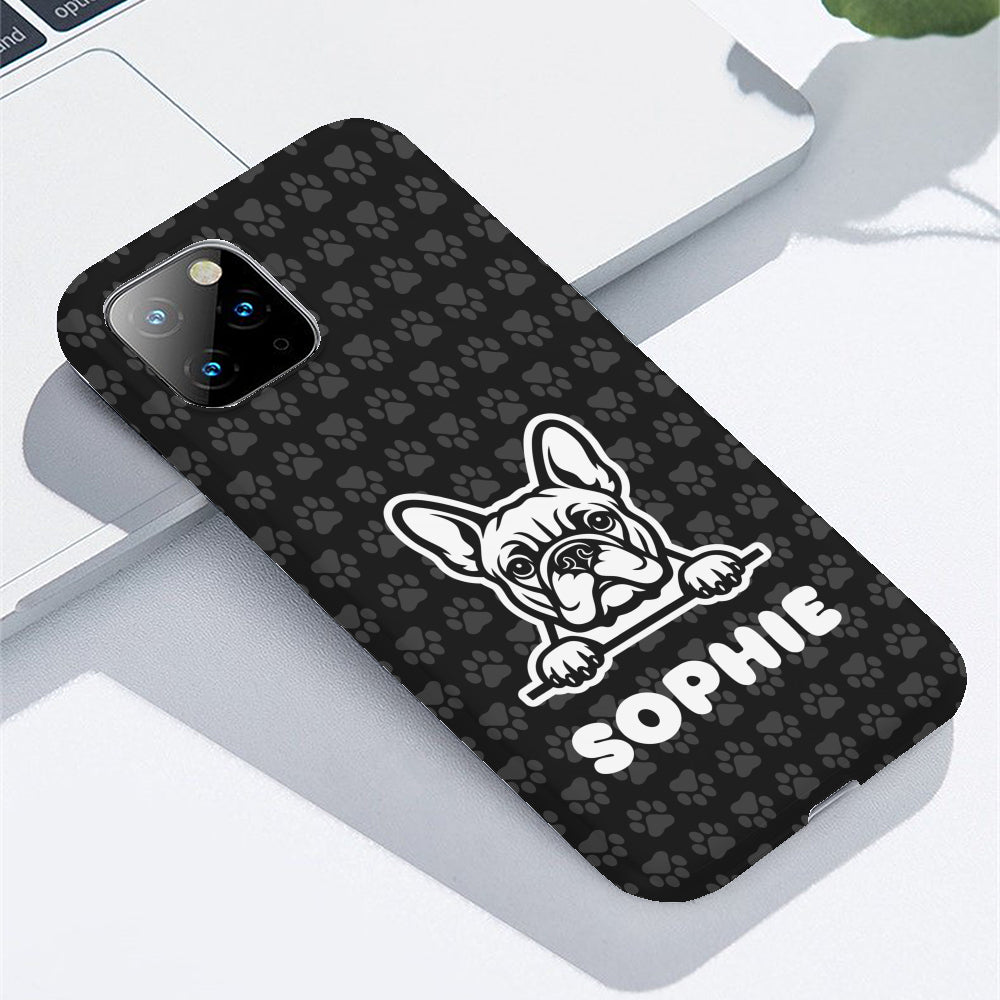 French Bulldog Personalized Phone Case for Dog Moms & Dads-fadou