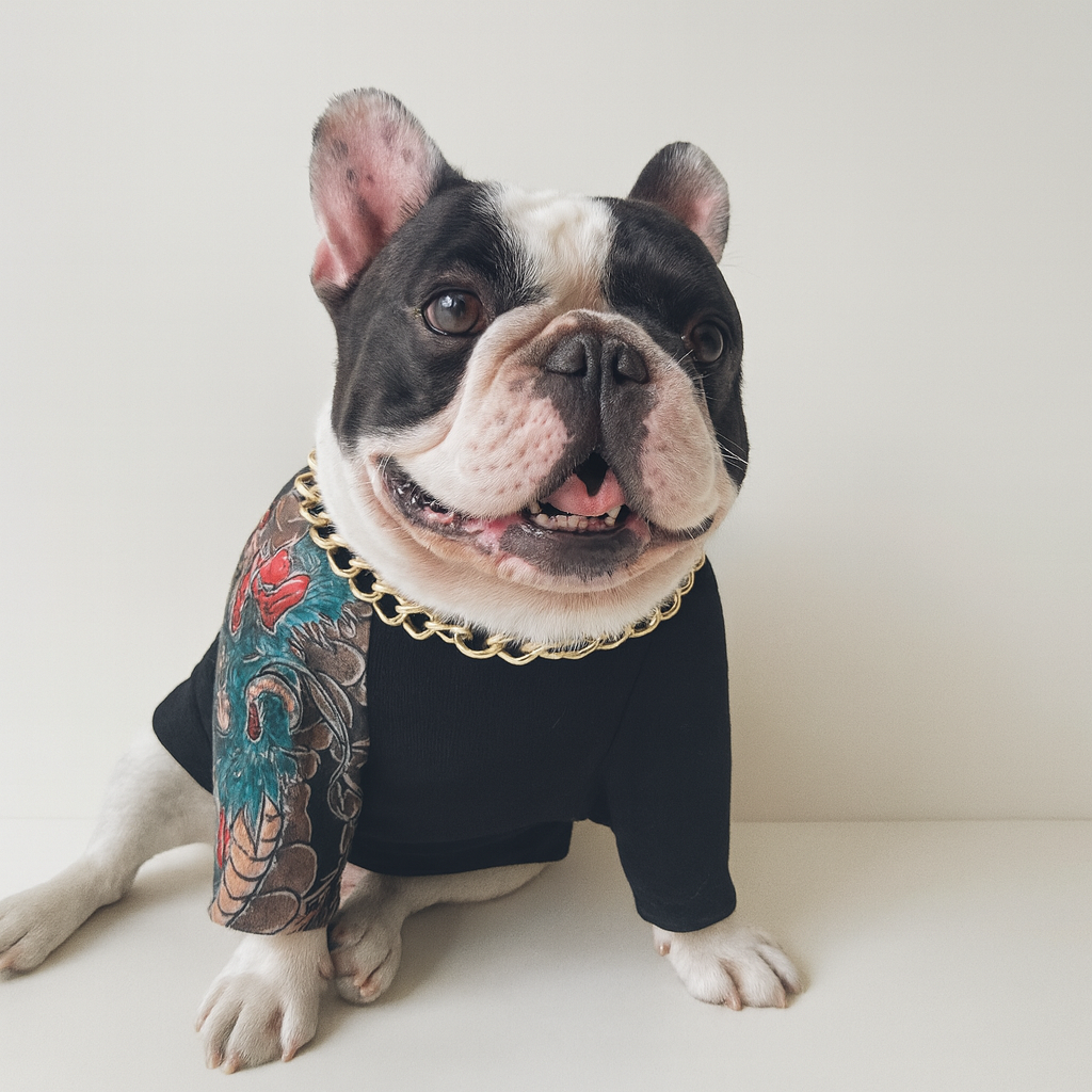 Skindura Frenchie Festive Costume for Training Sessions-fadou