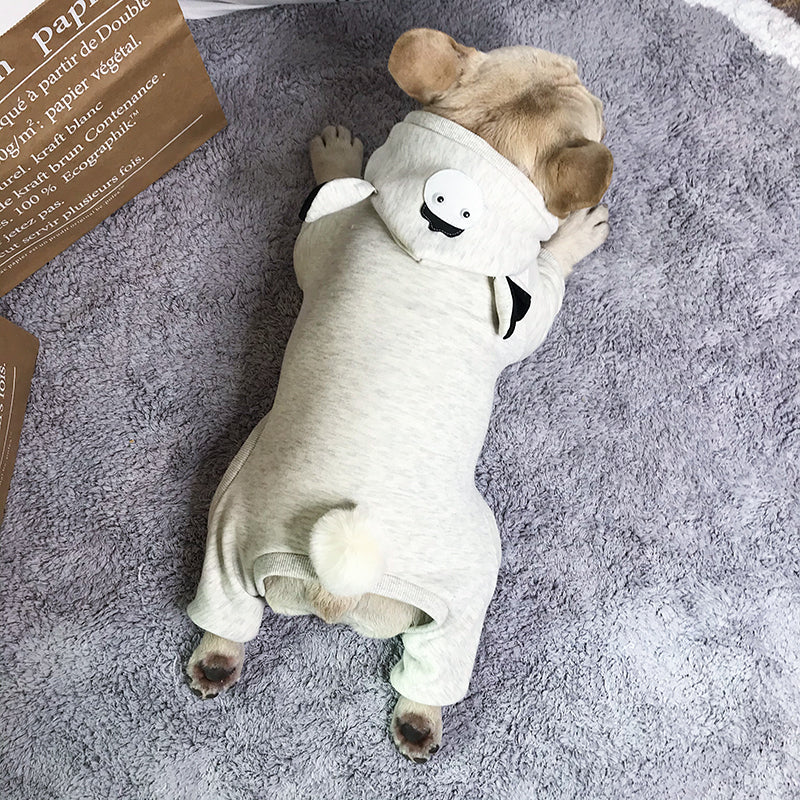 French Bulldog Winter Cozy Loungewear for Brachycephalic Dogs-fadou