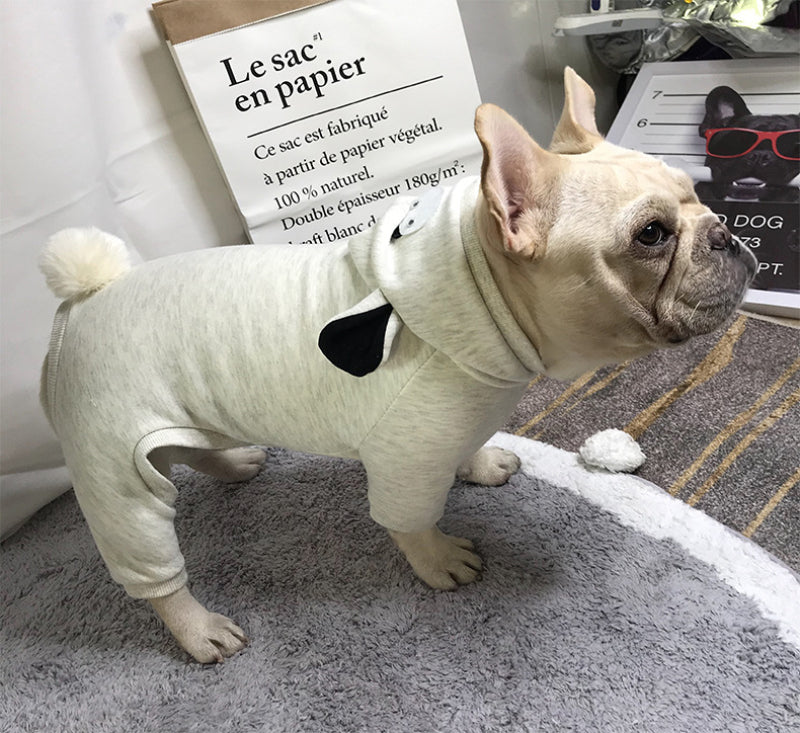 French Bulldog Winter Cozy Loungewear for Brachycephalic Dogs-fadou