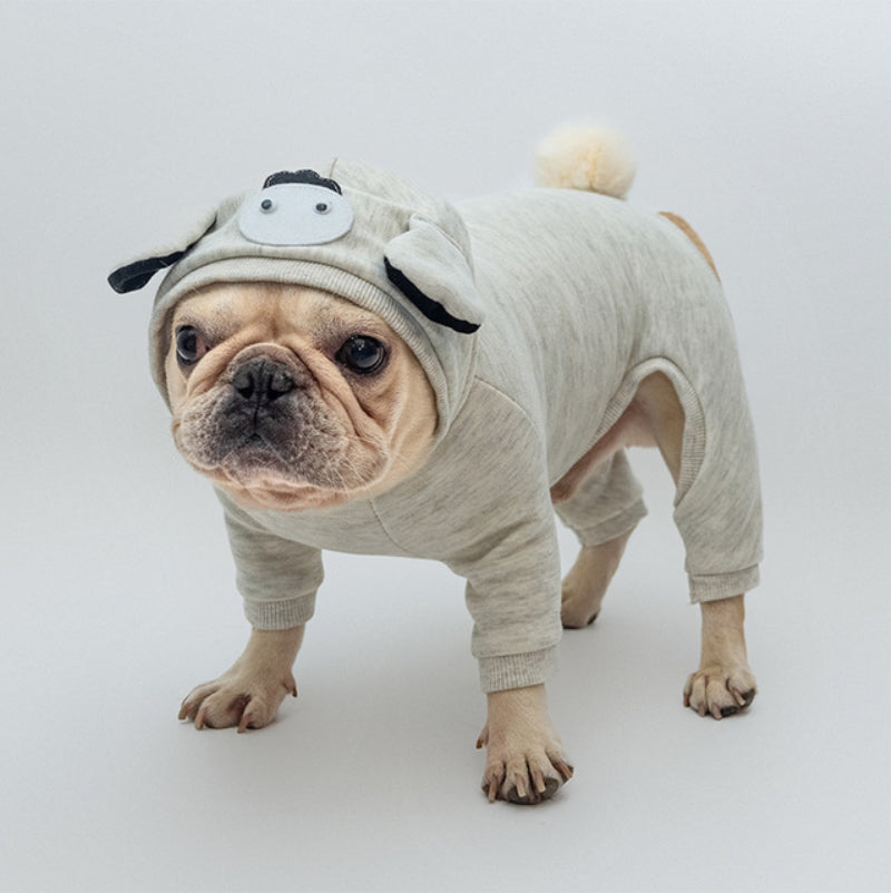 French Bulldog Winter Cozy Loungewear for Brachycephalic Dogs-fadou