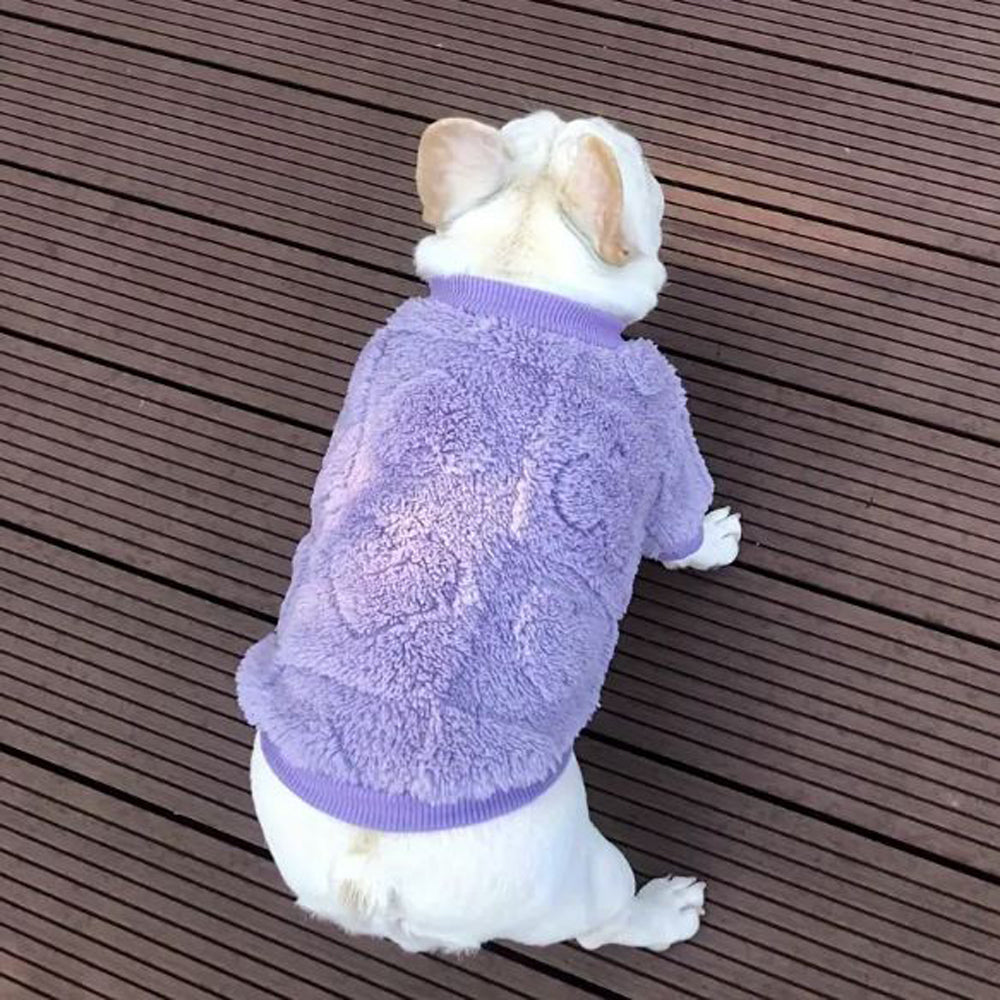 French Bulldog Winter Warm Knitwear for Brachycephalic Dogs-fadou