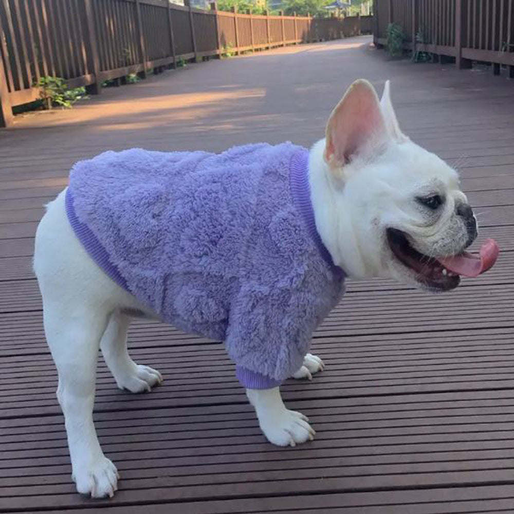French Bulldog Winter Warm Knitwear for Brachycephalic Dogs-fadou