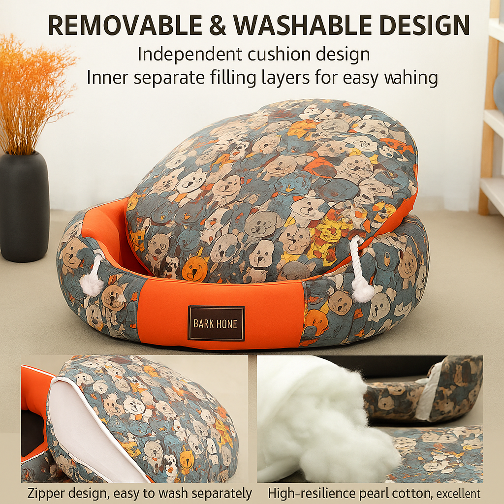 Washable Waterproof Cozy Sofa Bed for Outdoor Adventures-fadou