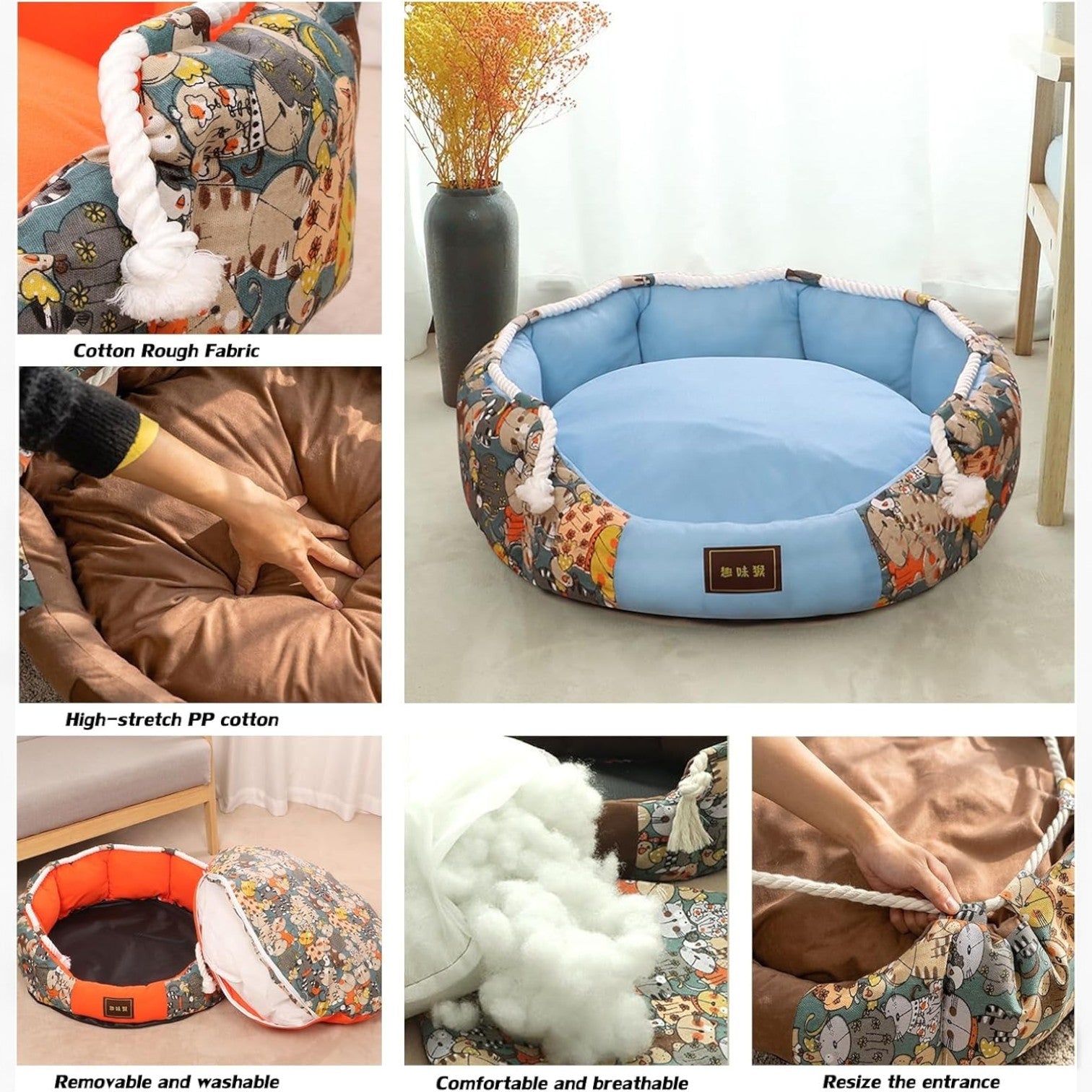 Washable Waterproof Cozy Sofa Bed for Outdoor Adventures-fadou